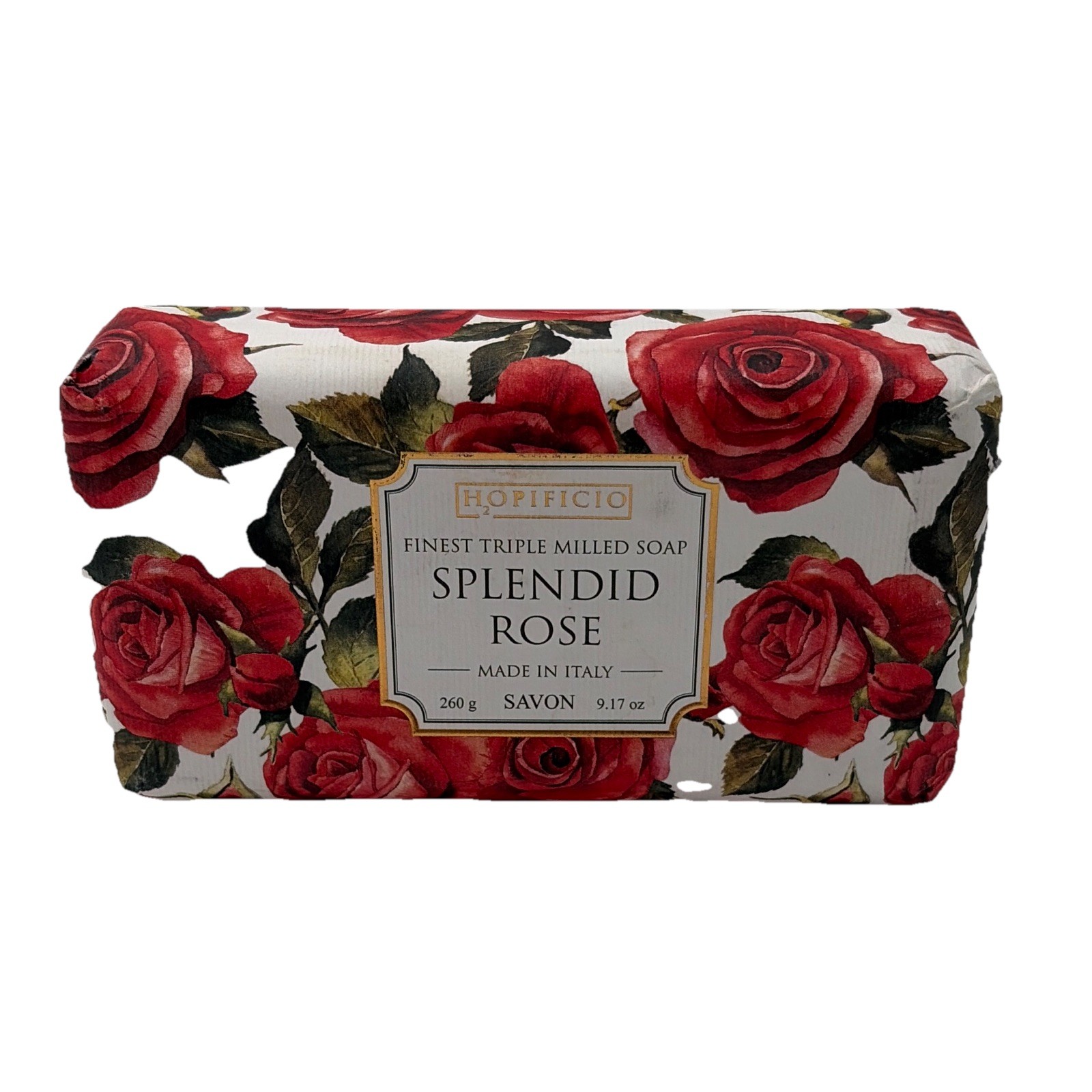 Hopificio Splendid Rose Triple Milled Soap Bar, Rose Scent, 9.17 oz
