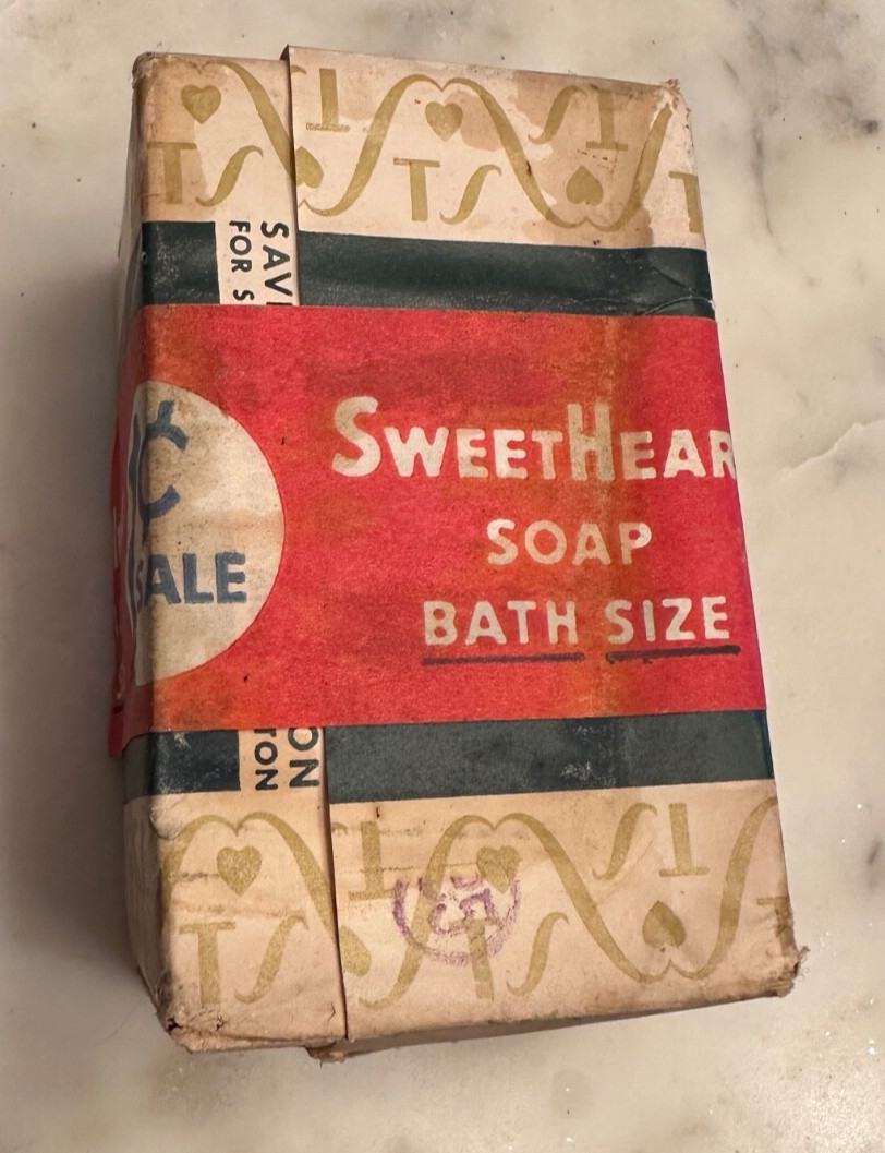 Sealed Vintage Sweetheart Sweet Heart Mild Bath Size Beauty Soap