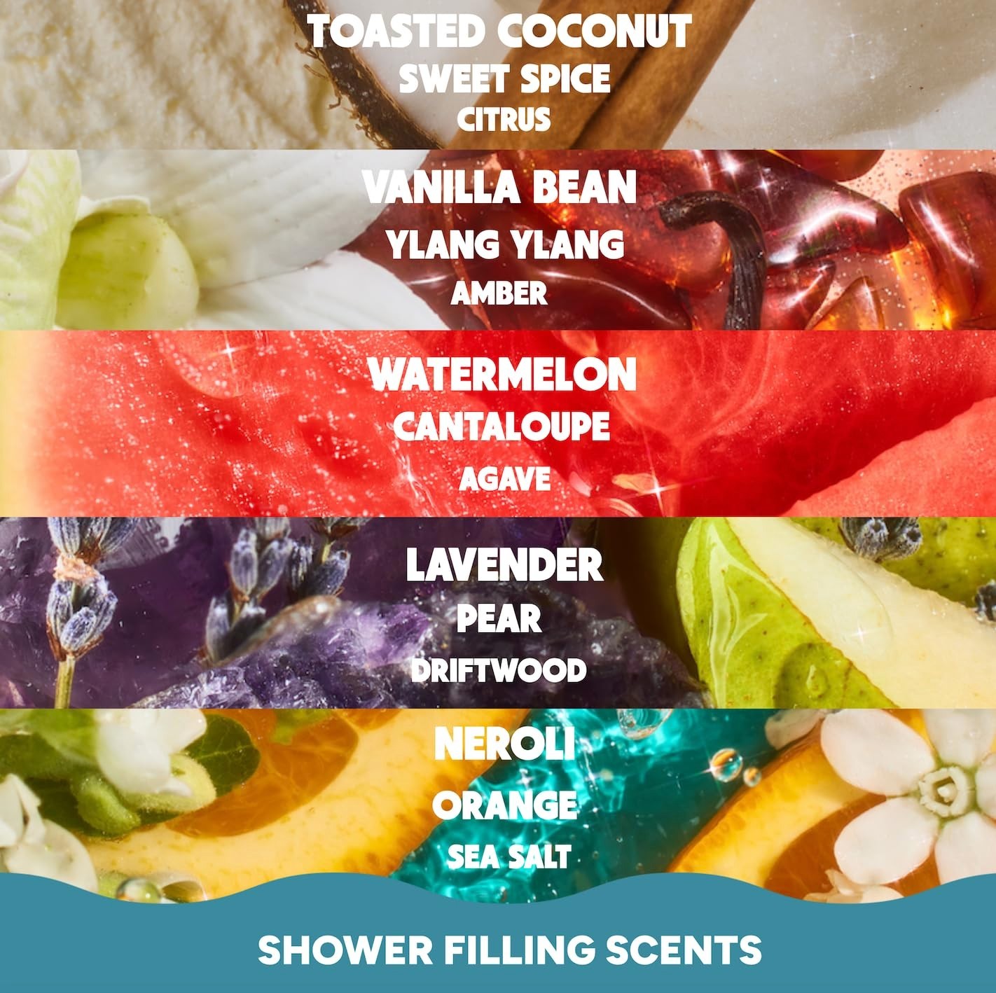 Natural Womens Bar Soap Set 5 Pack Creamy Lather Shower Bath Skin Care Gift Set