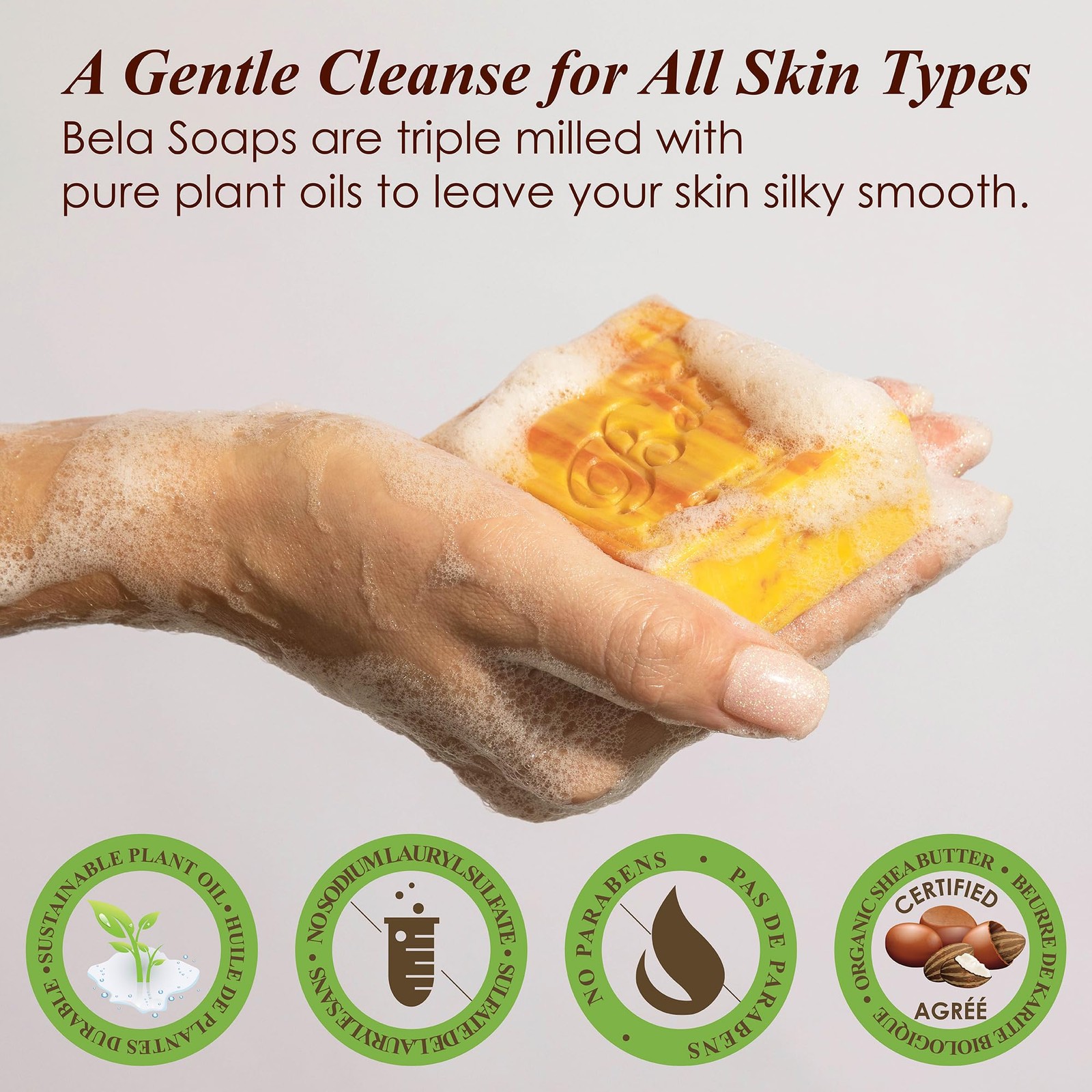 Frankincense and Myrrh Soap 3.3 OZ Pack of 6, French Triple Milled Bar Soap w…