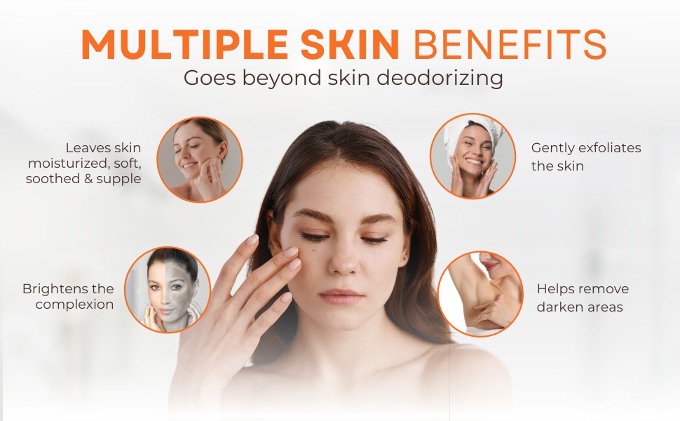 Persimmon Body Wash for Body Odor Control – Purifying Deodorizing Soap for