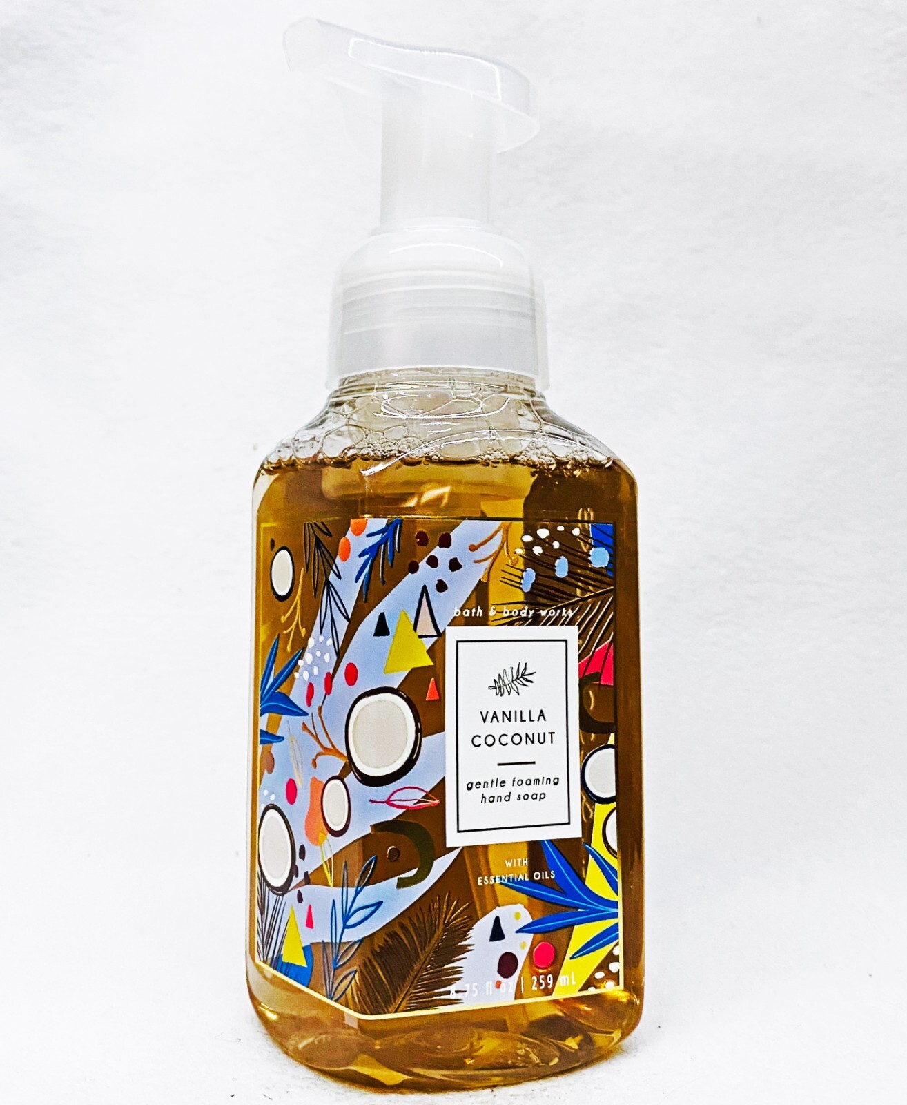 1 Bath & Body Works VANILLA COCONUT Gentle Foaming Hand Soap 8.75 oz