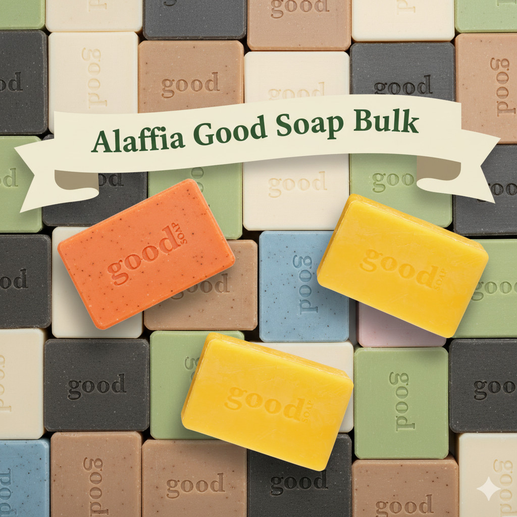 Alaffia (Wf), Good Soap Bar Avocado Bulk Unwrapped, Case Of 12, 5 Oz