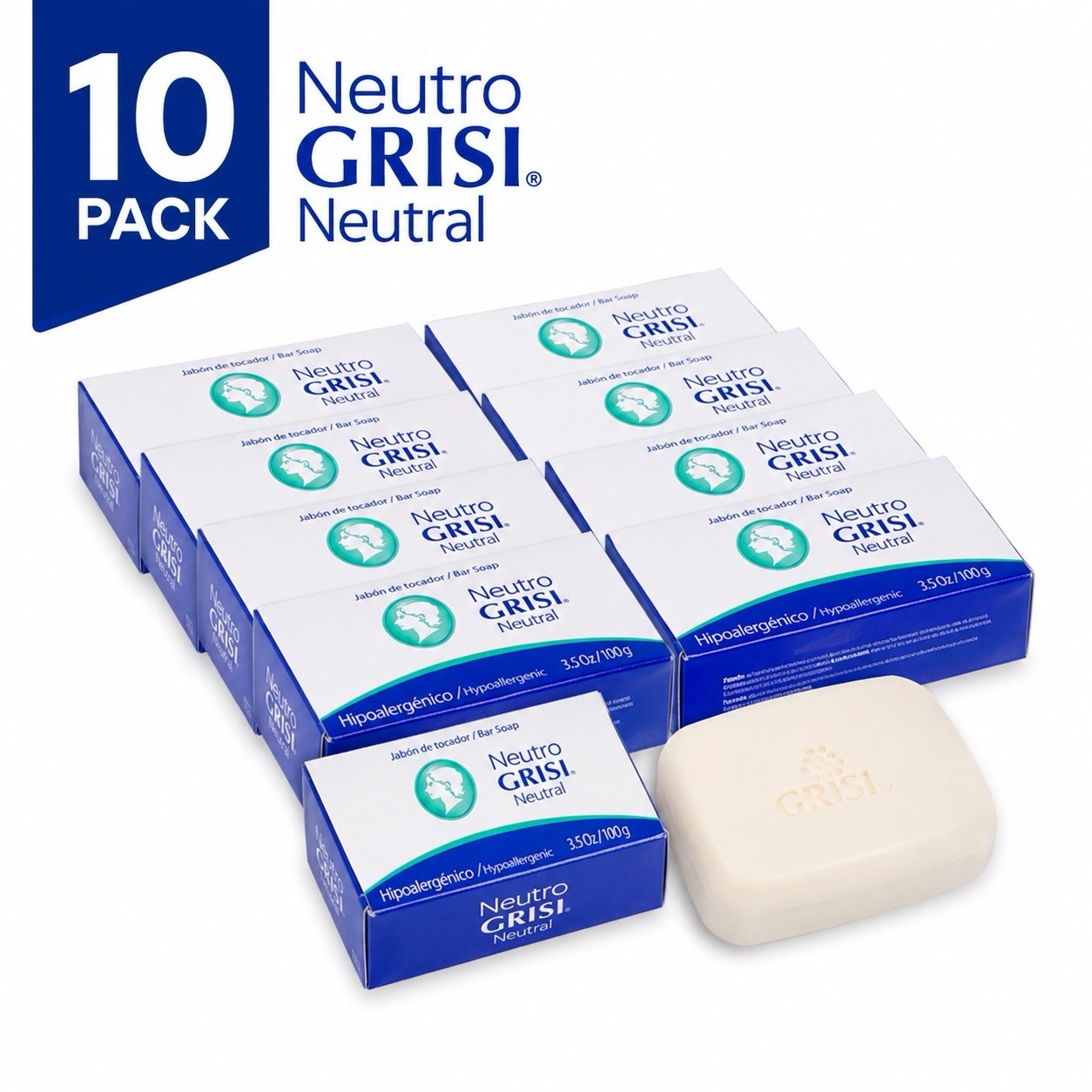 Neutro Grisi Neutral Soap – 3.5oz (10 Pack)
