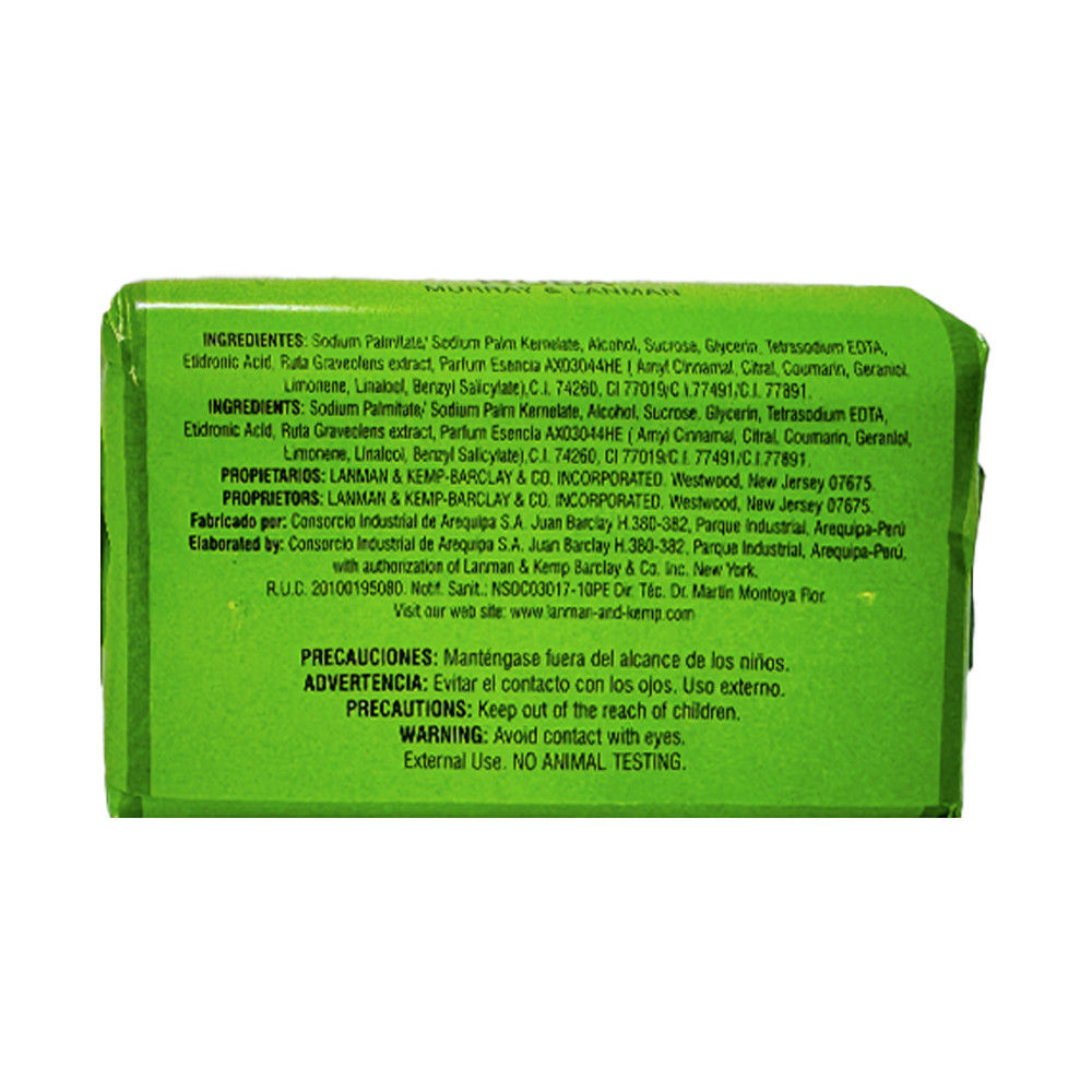 L&K Lanman & Kemp 6 Pack Glycerine Rue Soap, Ruda Soap