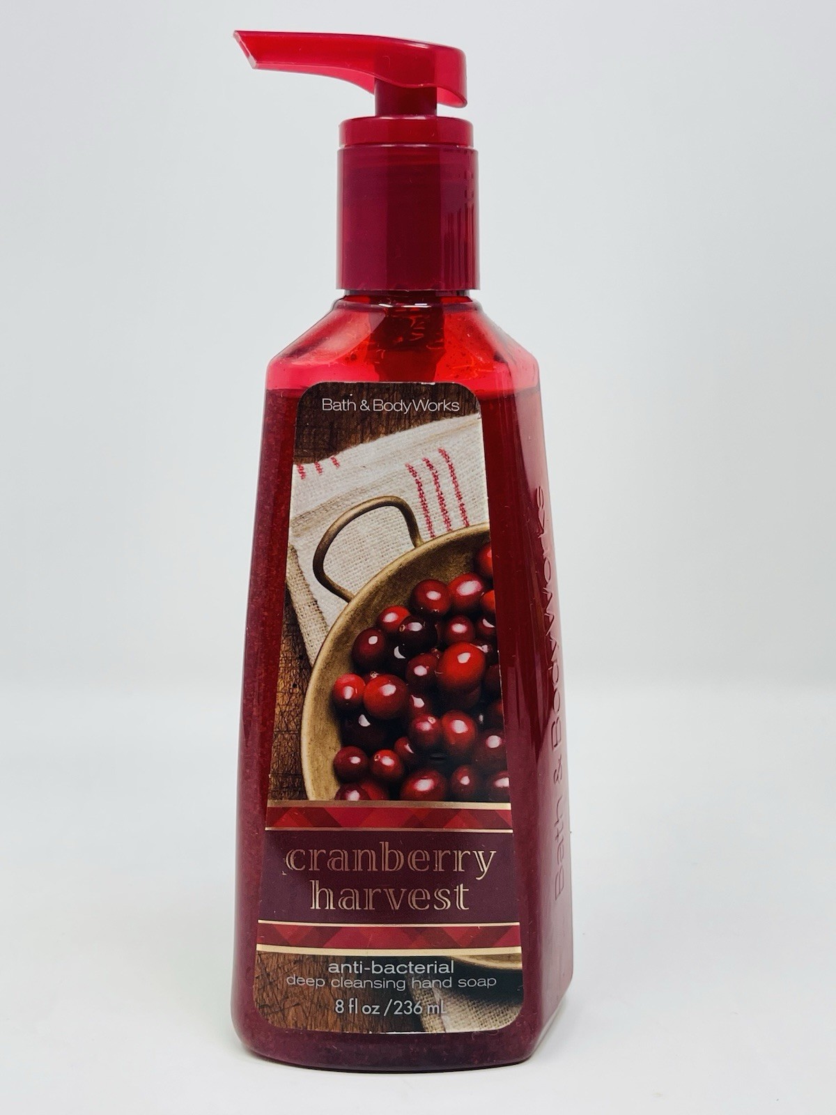 BATH & BODY WORKS Cranberry Harvest DEEP CLEANSING HAND SOAP 8oz /236 ml