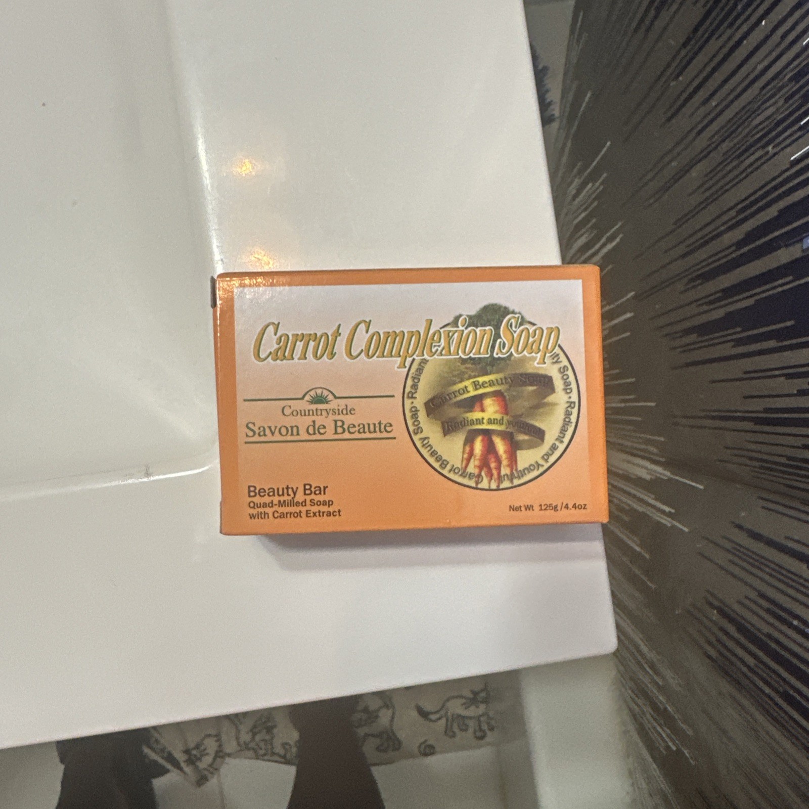 Carrot Complexion Soap Beauty Bar – 4.4 oz (Pack of 6)