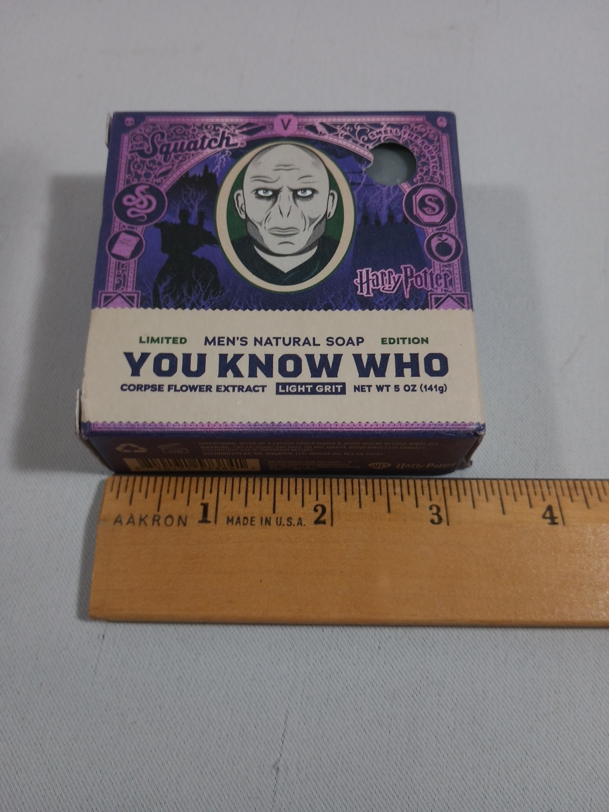 Dr. Squatch Limited Edition Harry Potter NEW Mens Soap You Know Who Voldemort