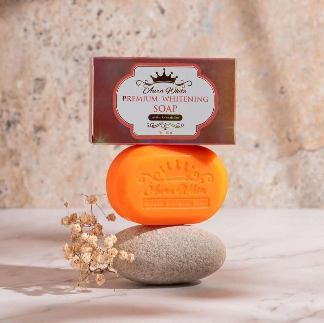 Aura White Premium Whitening Face&Body Soap 120g✨️👌, 1pc