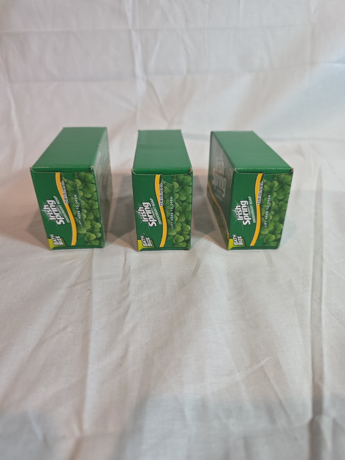 Lot of 3 IRISH SPRING Deodorant Bath Size Soap 4 oz Original Scent