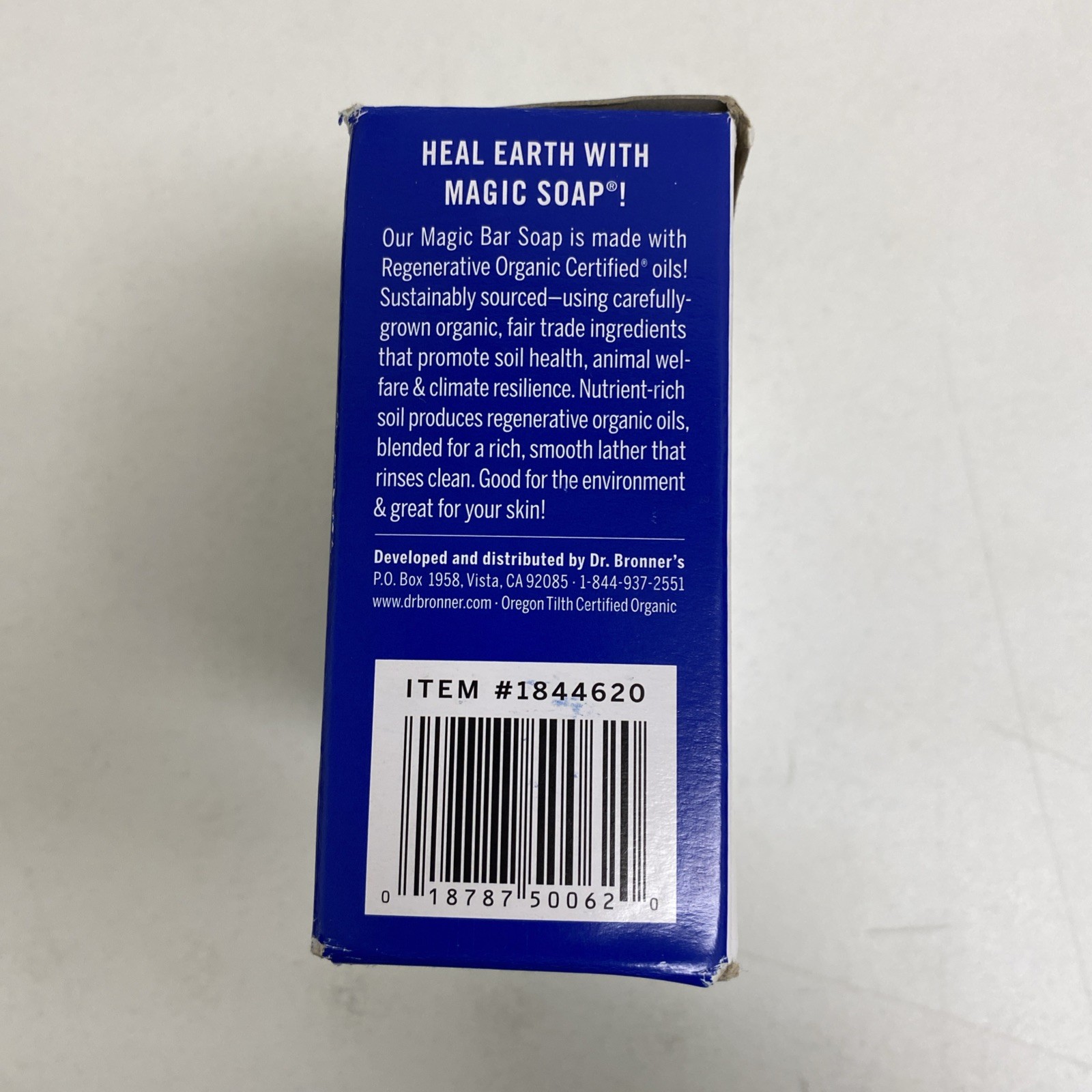 Dr. Bronner’s All-One Pure-Castile Peppermint Magic Bar Soap 6-Pack 5 oz Bars