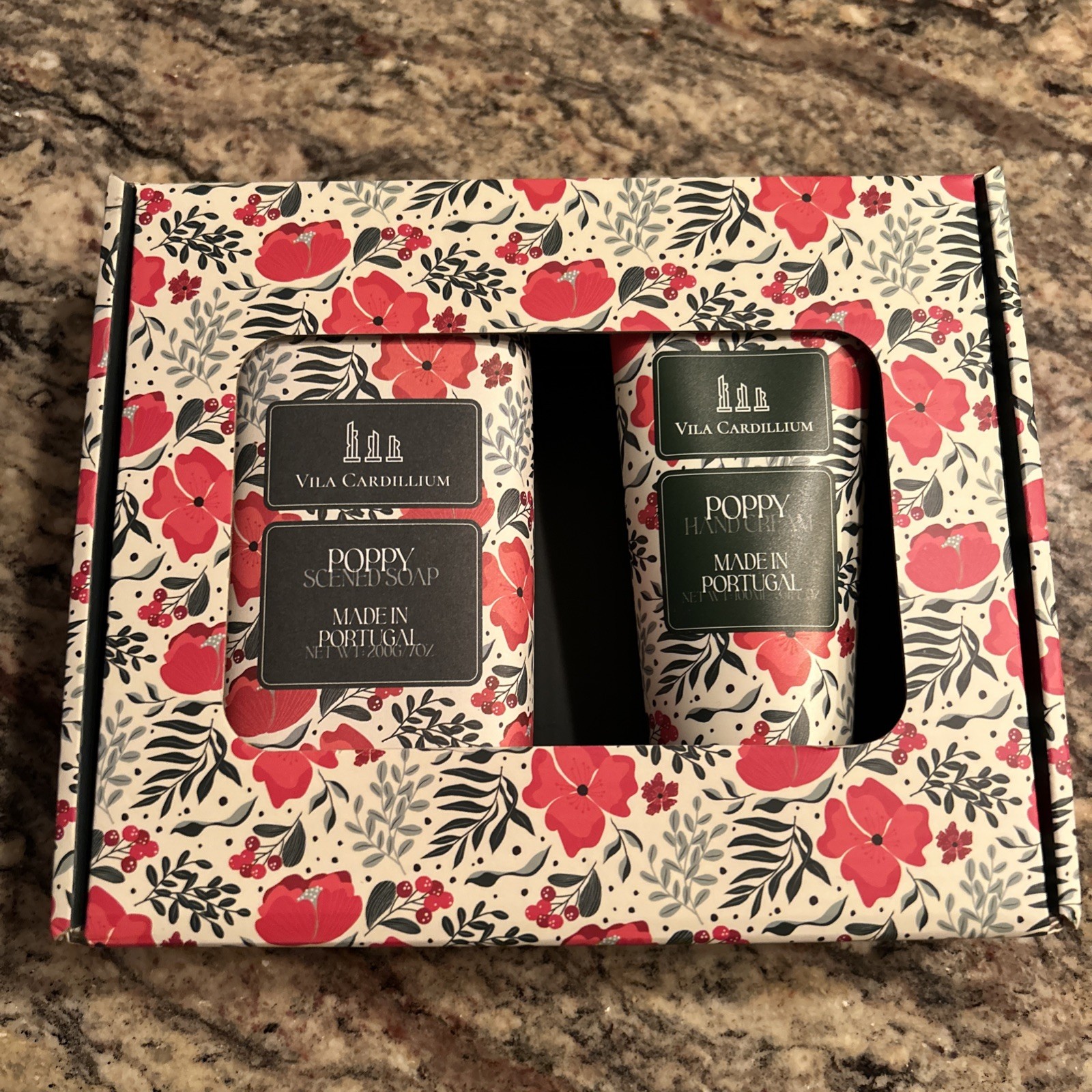 Vila Cardillium POPPY Scented Soap & Hand Cream 300g/10.5oz LIMITED EDITION