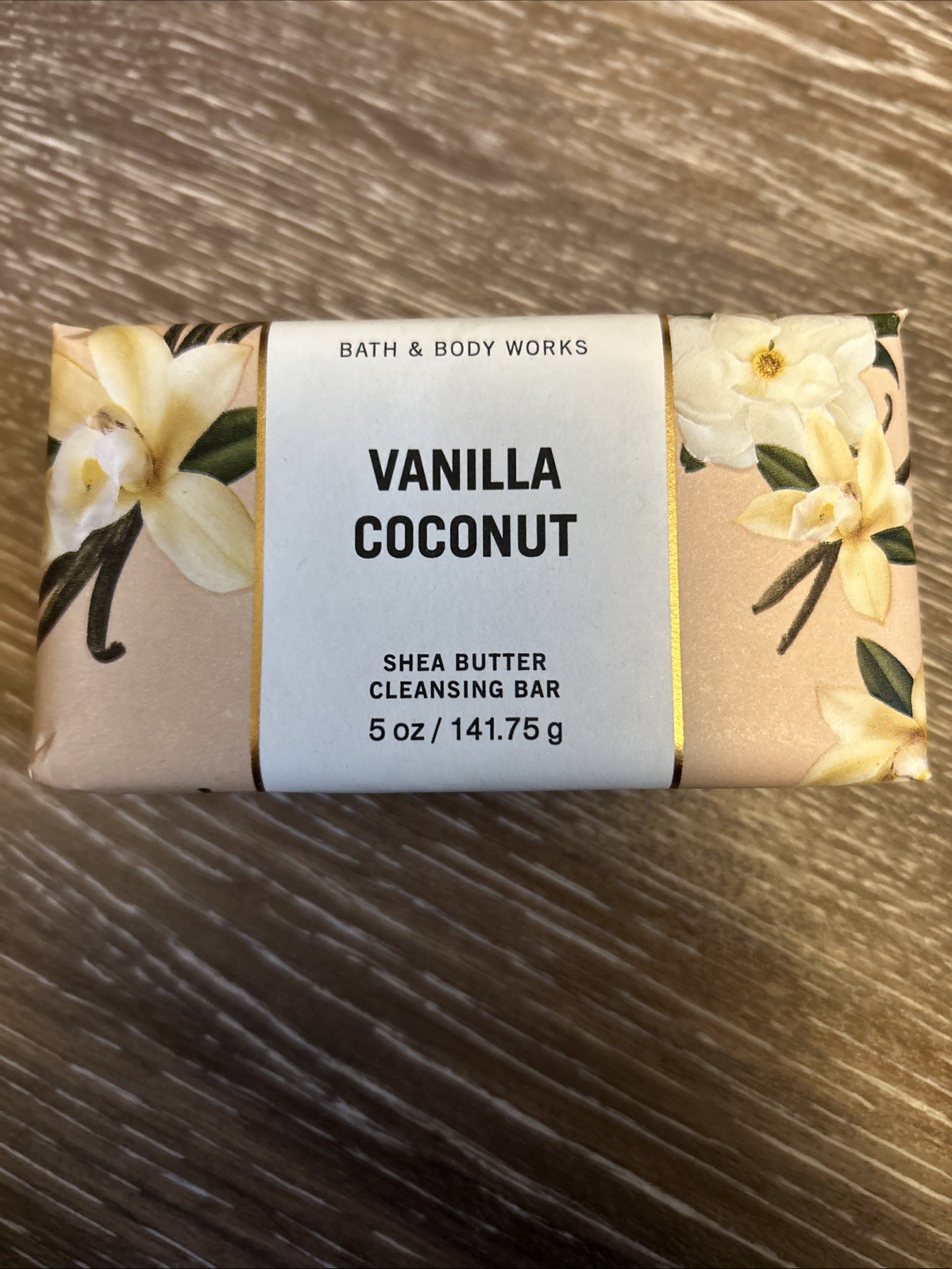 Bath & Body Works ~ VANILLA COCONUT ~ Shea Butter Cleansing Bar 5 oz