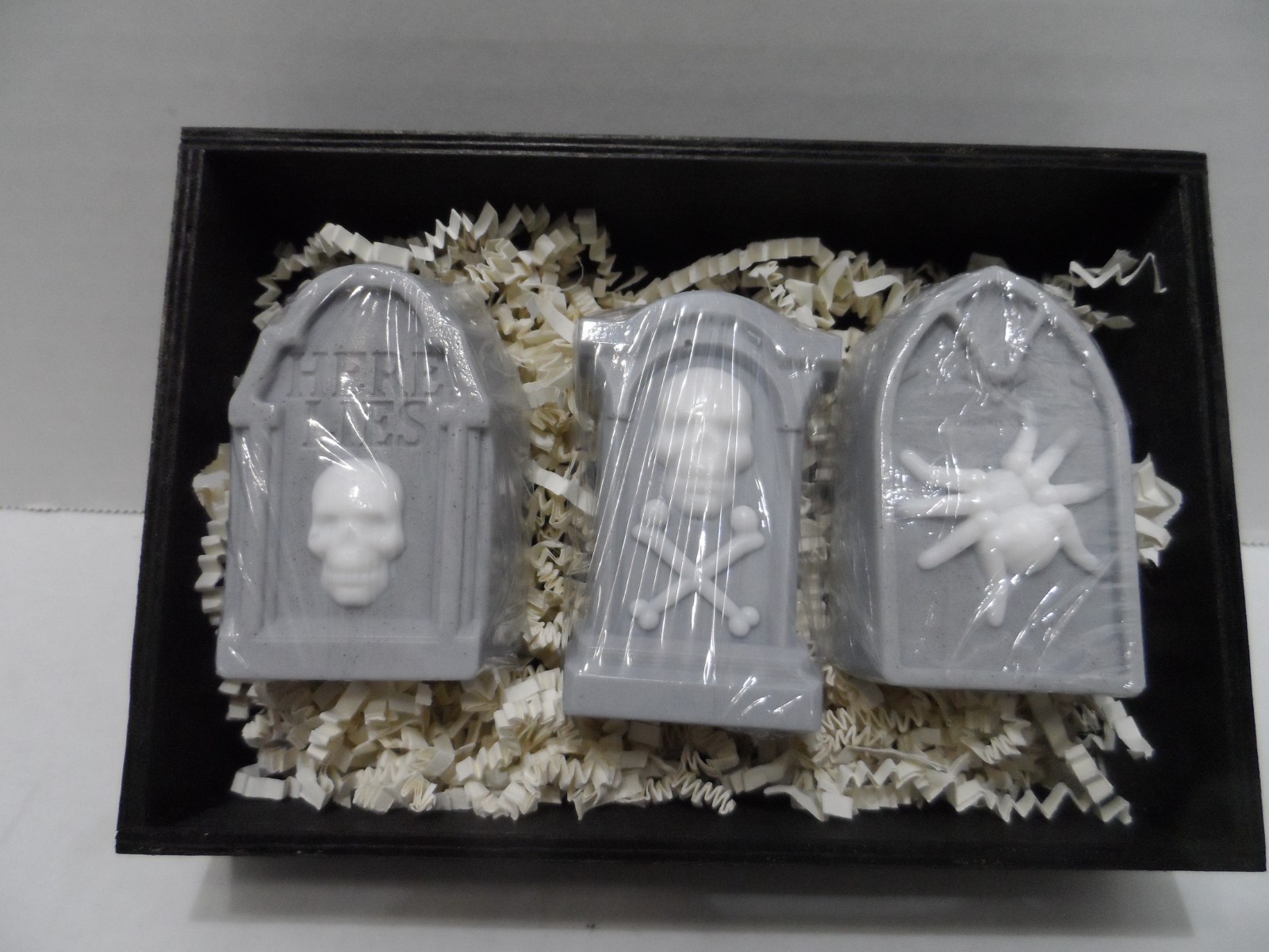 Skulls, Spiders, Tombstones Halloween Decorative Soaps
