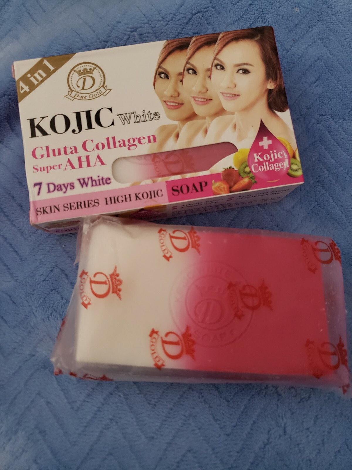 Kojic White Gluta Collagen Super AHA Soap 7/ Days White Result ORIGINAL 1pcs
