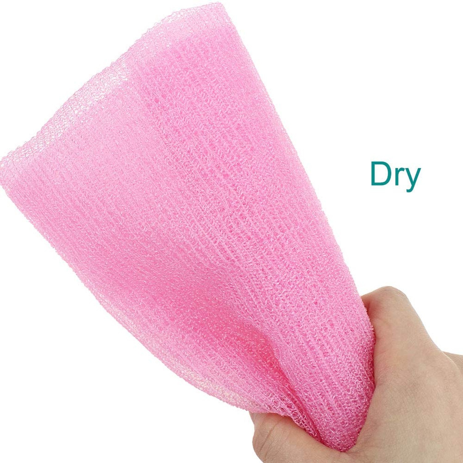Meetory 6 Pieces Exfoliating Nylon Bath Cloth Towel, 35 inches (90cm) Beauty …