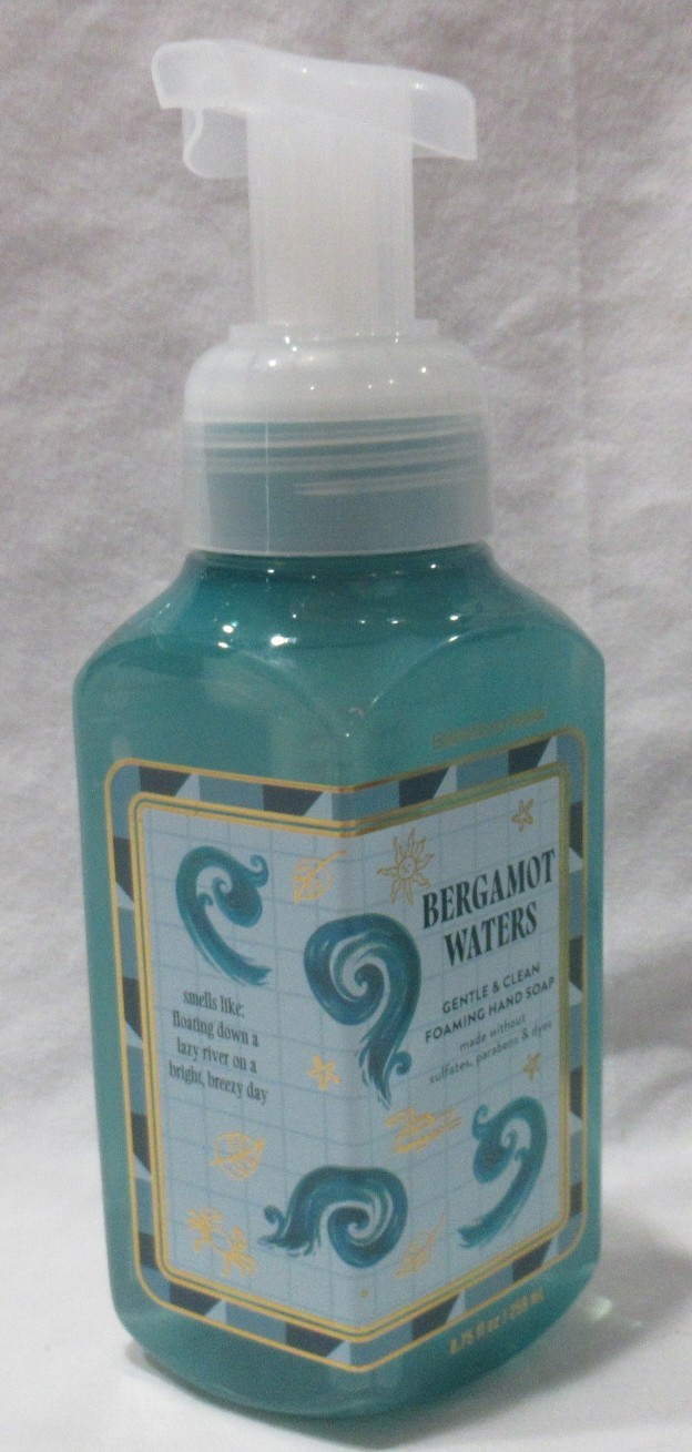 Bath & Body Works Gentle & Clean Foaming Hand Soap Set Lot of 2 BERGAMOT WATERS
