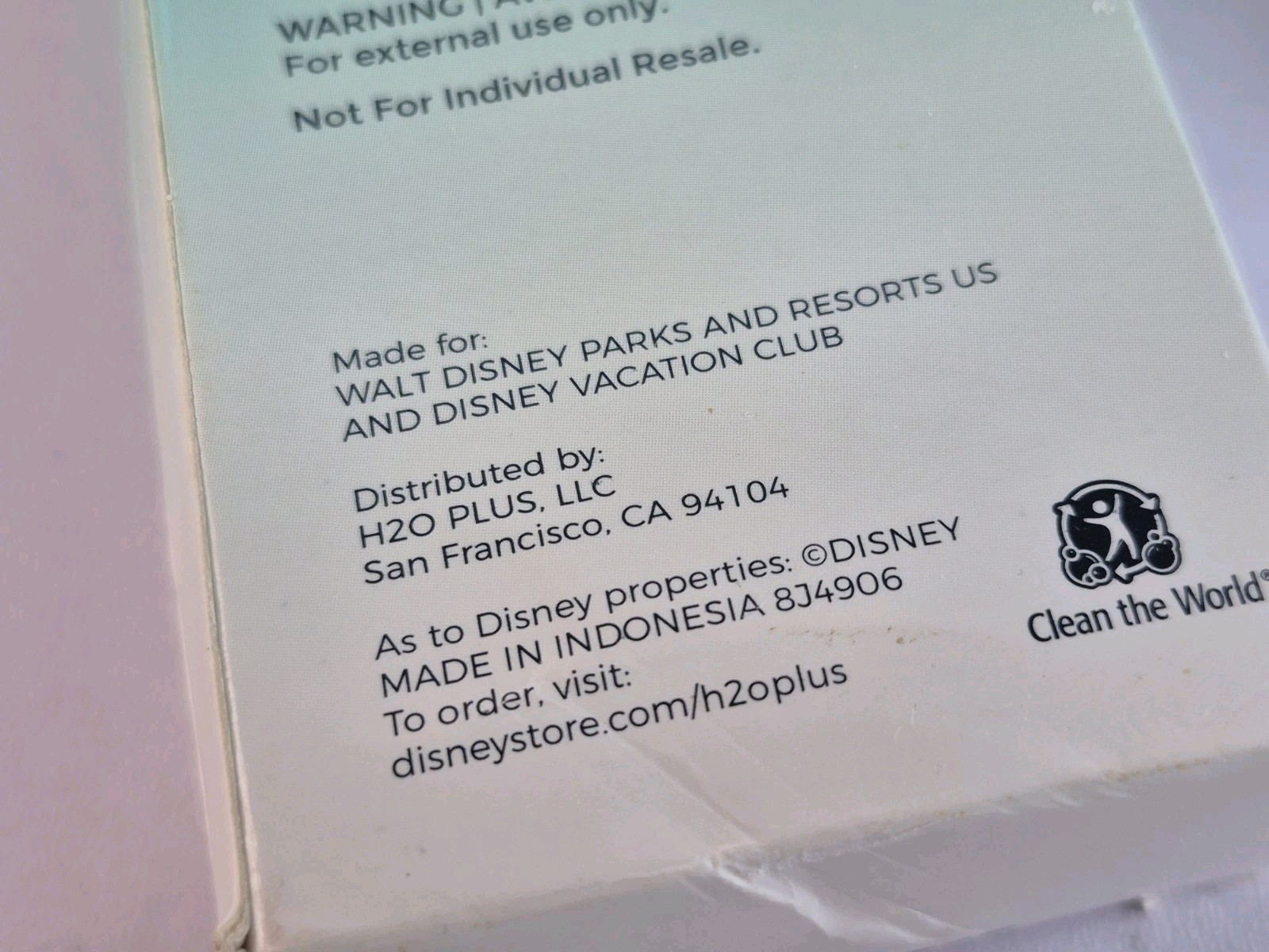 Disney Resorts H2O Beauty Sea Salt Bath Facial Soap Hotel Samples Lot 3 Sealed