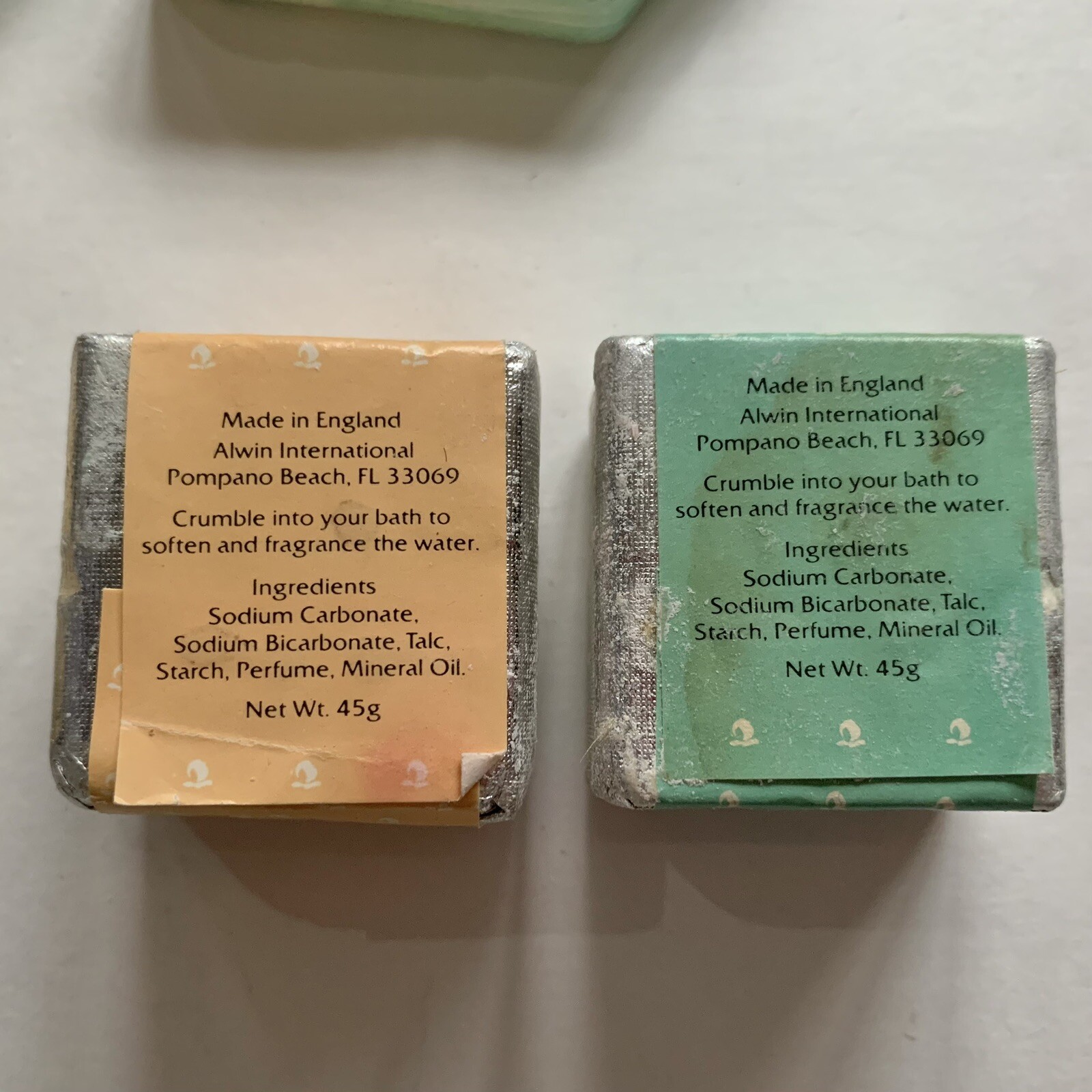 Lot of 9 Vintage Miniature Bathroom Soaps Fan Pineapple Shell Rose Cube Alwin