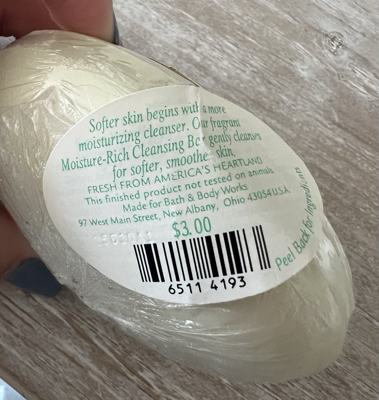 Cucumber Melon Soap Bar Bath Body Works Discontinued Moisture Rich Cleansing