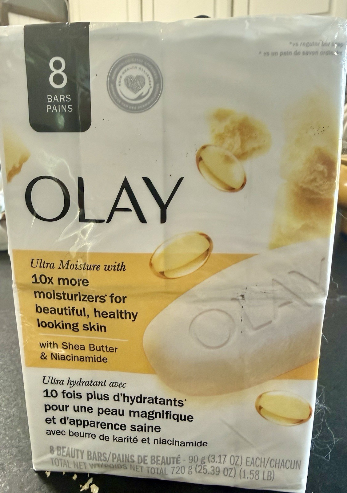 OLAY Ultra Moisture Beauty Bar Soap with Shea Butter & B3 Complex-8 Beauty Bars