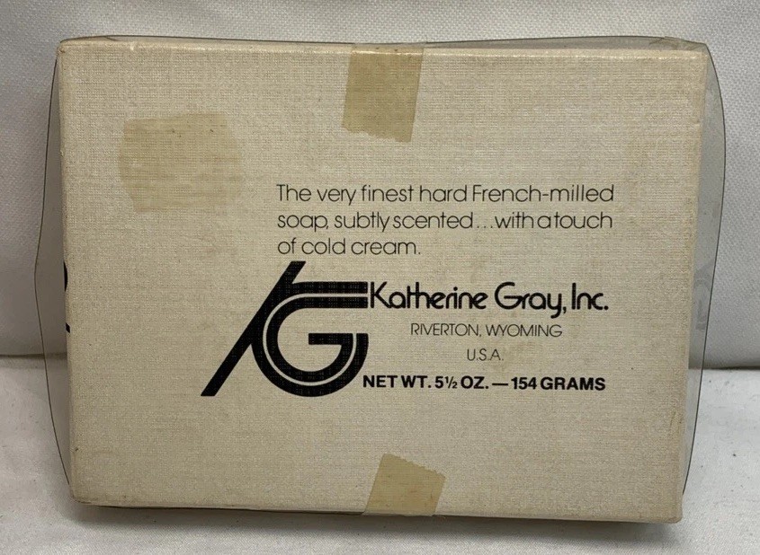 Katherine Gray French Milled Soap With Cold Cream Two Bar Music Piano New