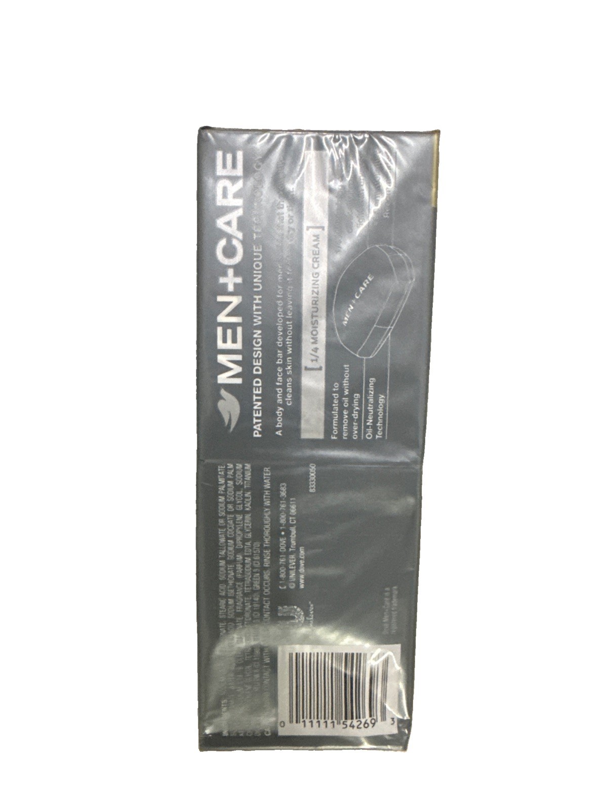 6 bars Dove Men Care Body & Face Bar Soap Oil Control