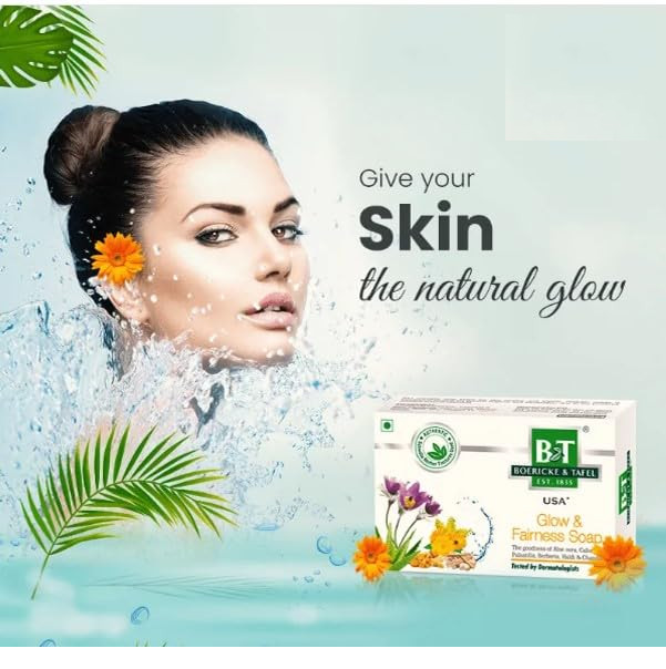 Boericke & Tafel Glow & Deep cleansing and whitening Soap 75 gm 3 pack