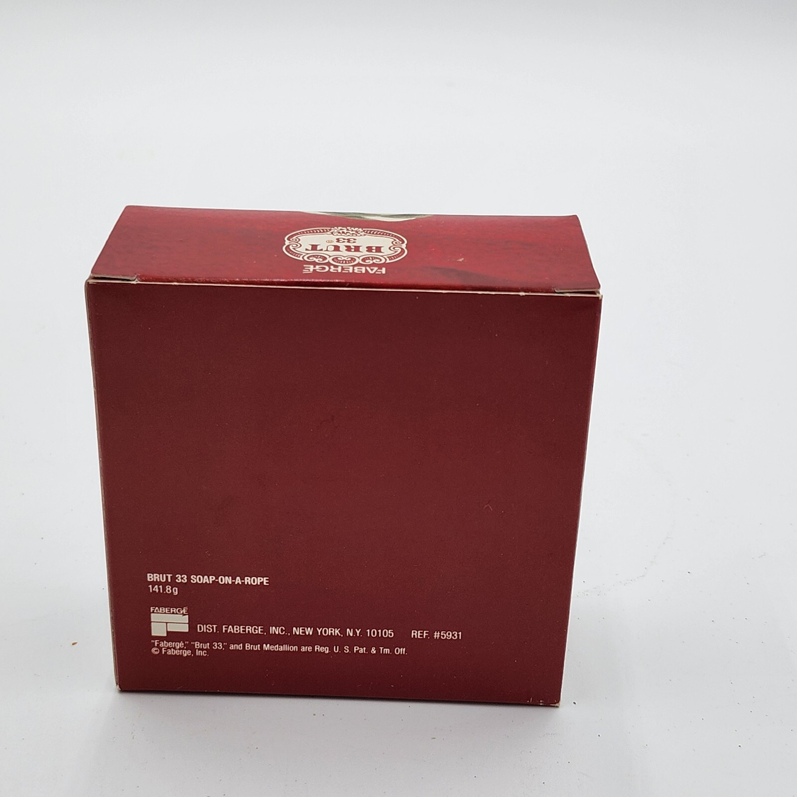 Vintage Men’s BRUT Faberge 33 “Soap On A Rope” RARE Gemco Tag New in box