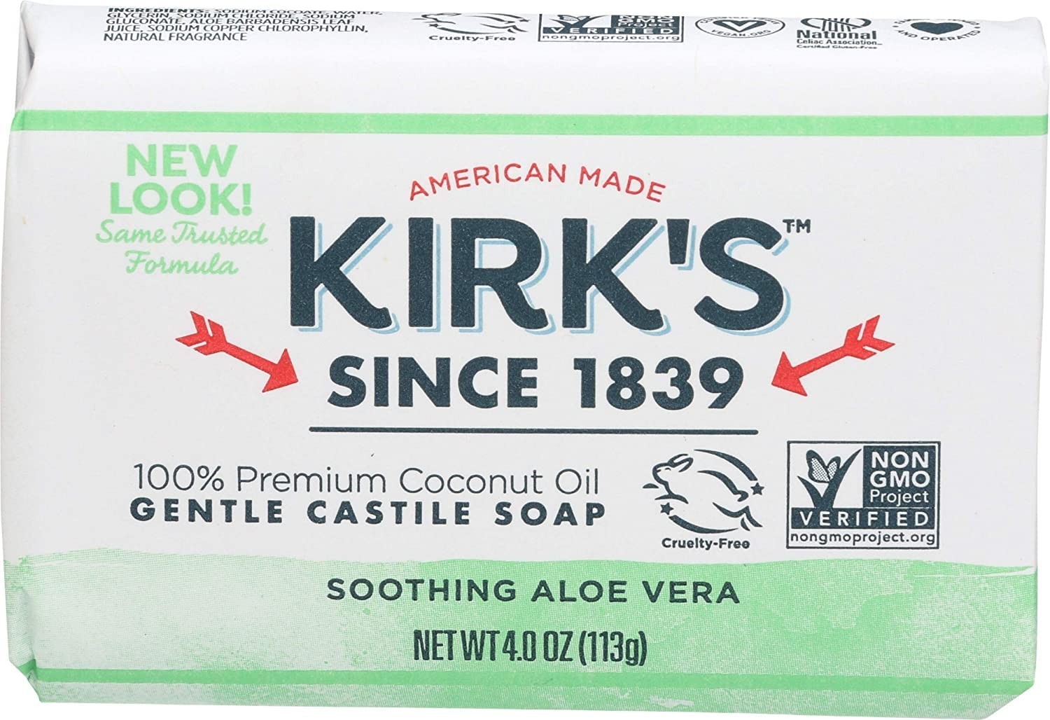 Gentle Organic Aloe Vera Soap Bar – Refreshing 4 Oz Cleansing Experience