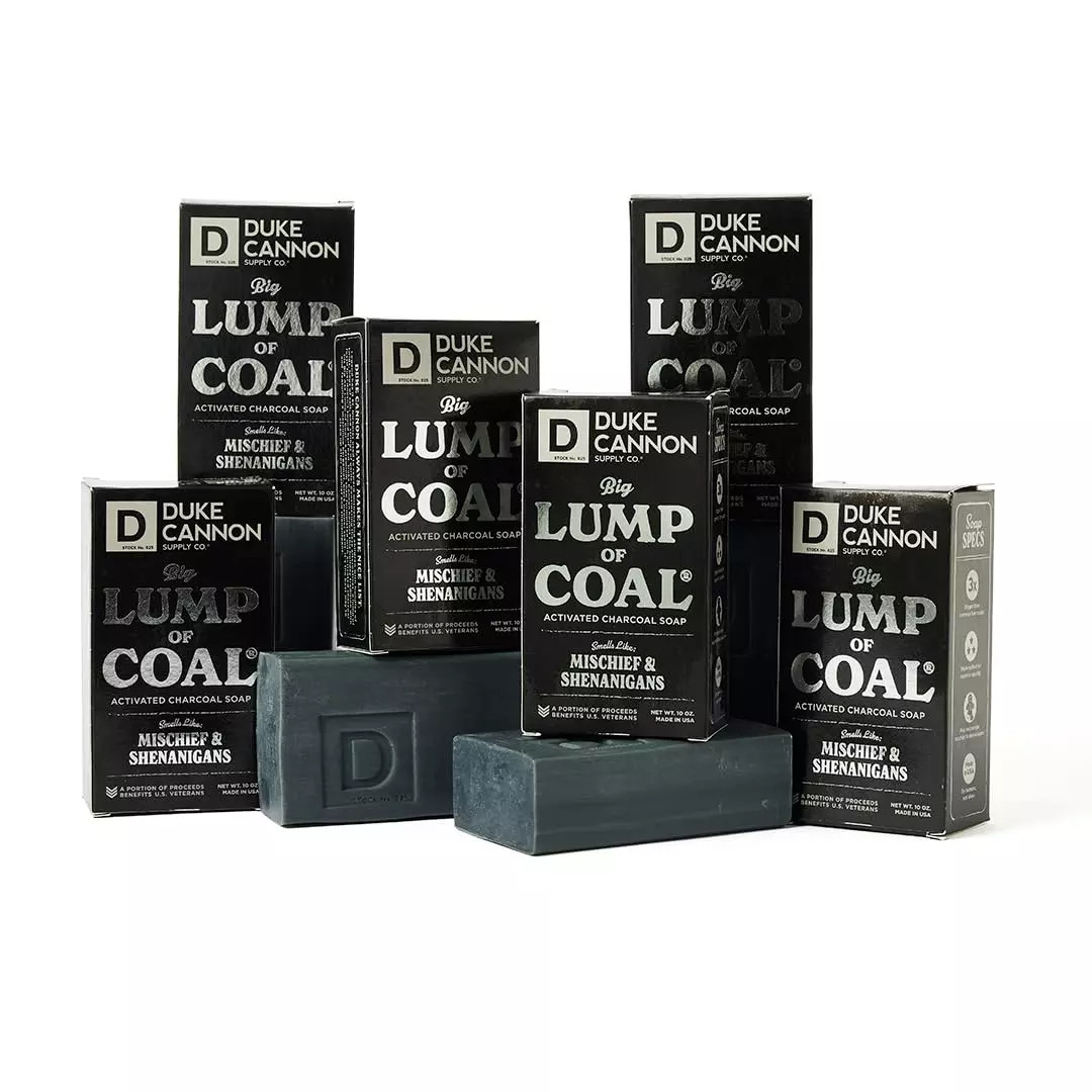 DUKE CANNON “LUMP OF COAL” Big Ass Brick of Soap 10oz 2 PACK BUY MORE -SAVE MORE