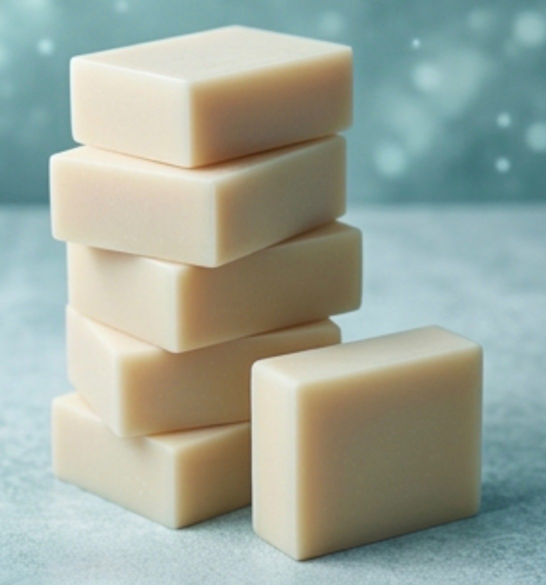 Hand made Arctic Sage Whisper Soap Bar 4.8oz Exfoliating Natural Cold press