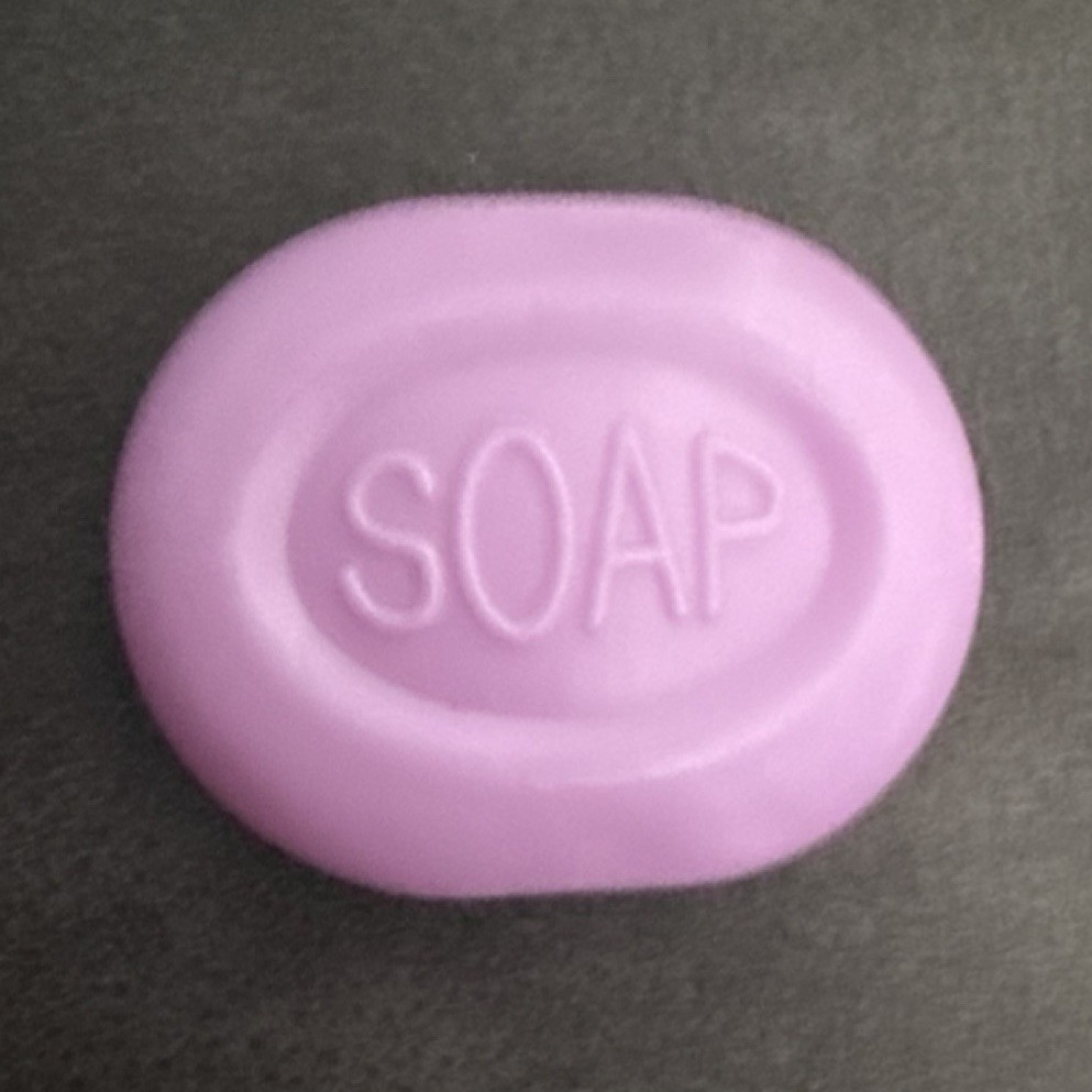 Purple Oval Solid Body Bar Soap for Body & Hands, Unisex for All Ages