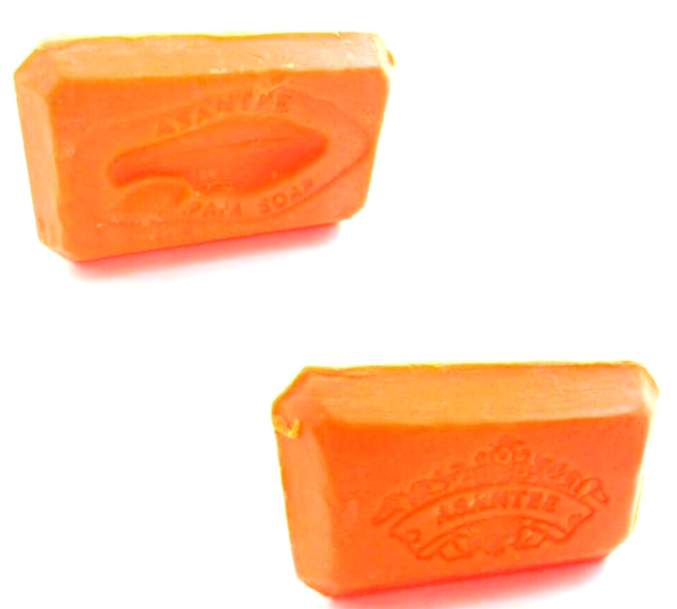 Asantee papaya soap honey herbal lightening thai extra bars face body 125g x 6