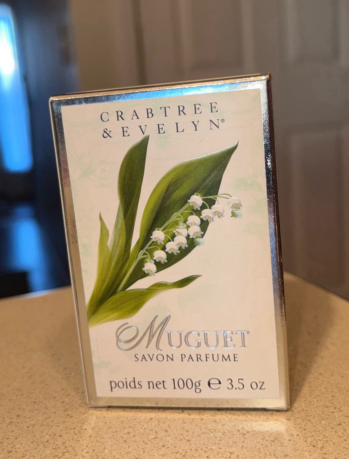 Vintage Crabtree Evelyn Bar Soap 3.5 oz Lily of the Valley In Box New