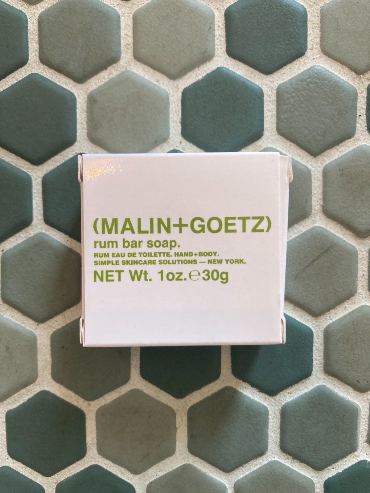 Lot of 50 MALIN + GOETZ Rum Bar Soaps 1 oz. individually boxed – NEW