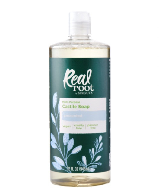 Real Root Unscented Multi-Purpose Castile Soap
