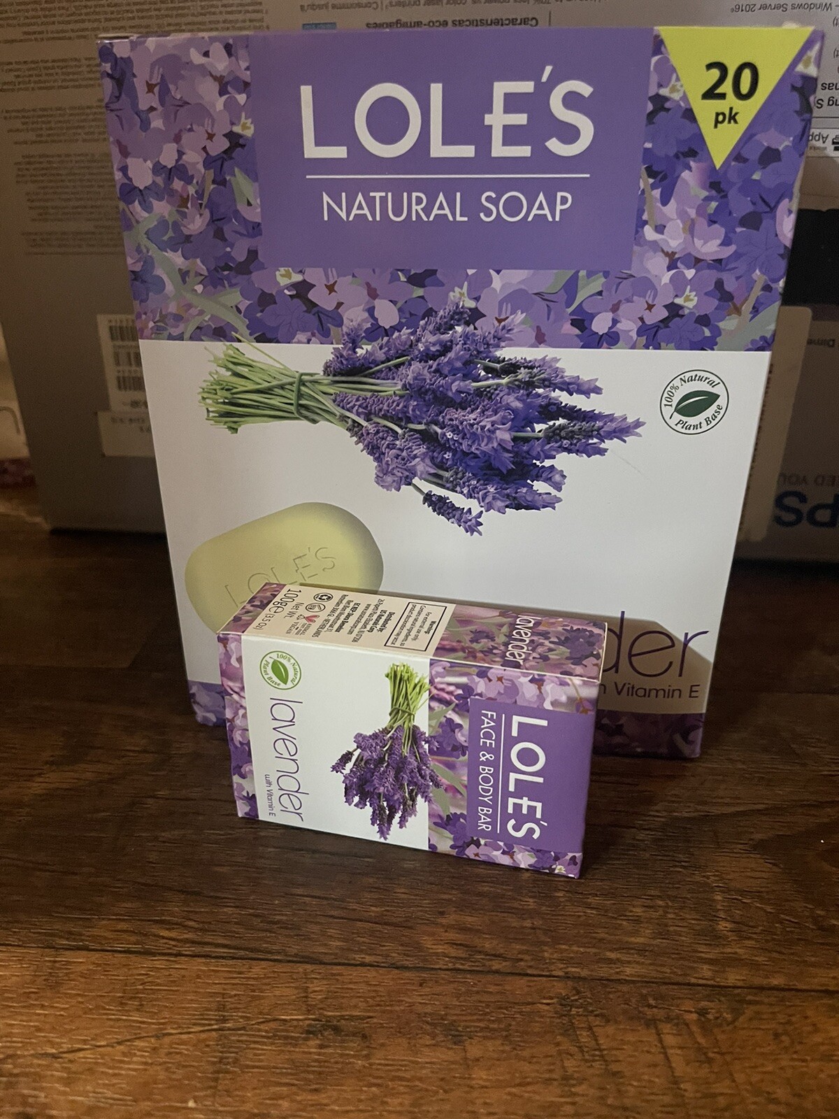 NEW LOLE’S Face & Body Bars Soap Lavender￼ W/ Vitamin E