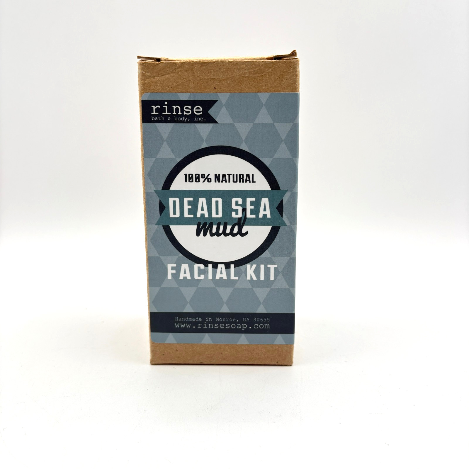 Rinse Bath & Body Dead Sea Mud Facial Kit Soap, Mask, Application Brush
