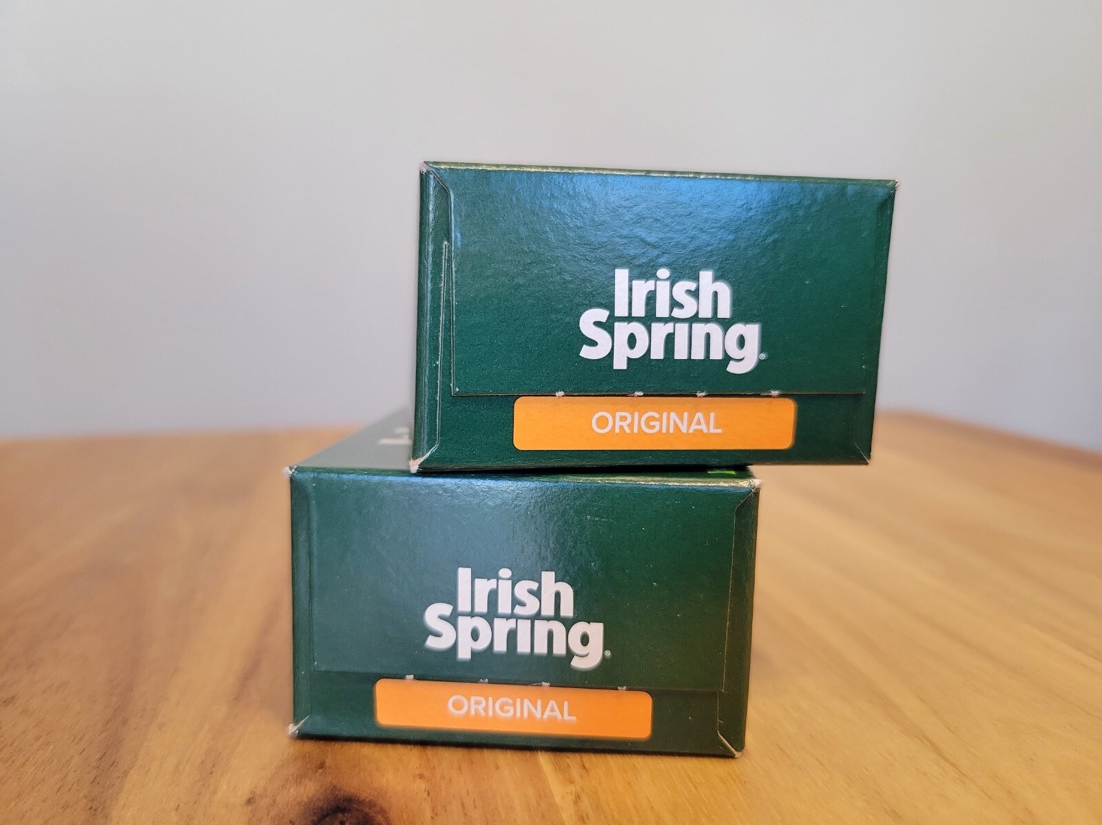 NOS 2x New Irish Spring Original Scent Men’s 3.7 oz. Bar Deodorant Soap