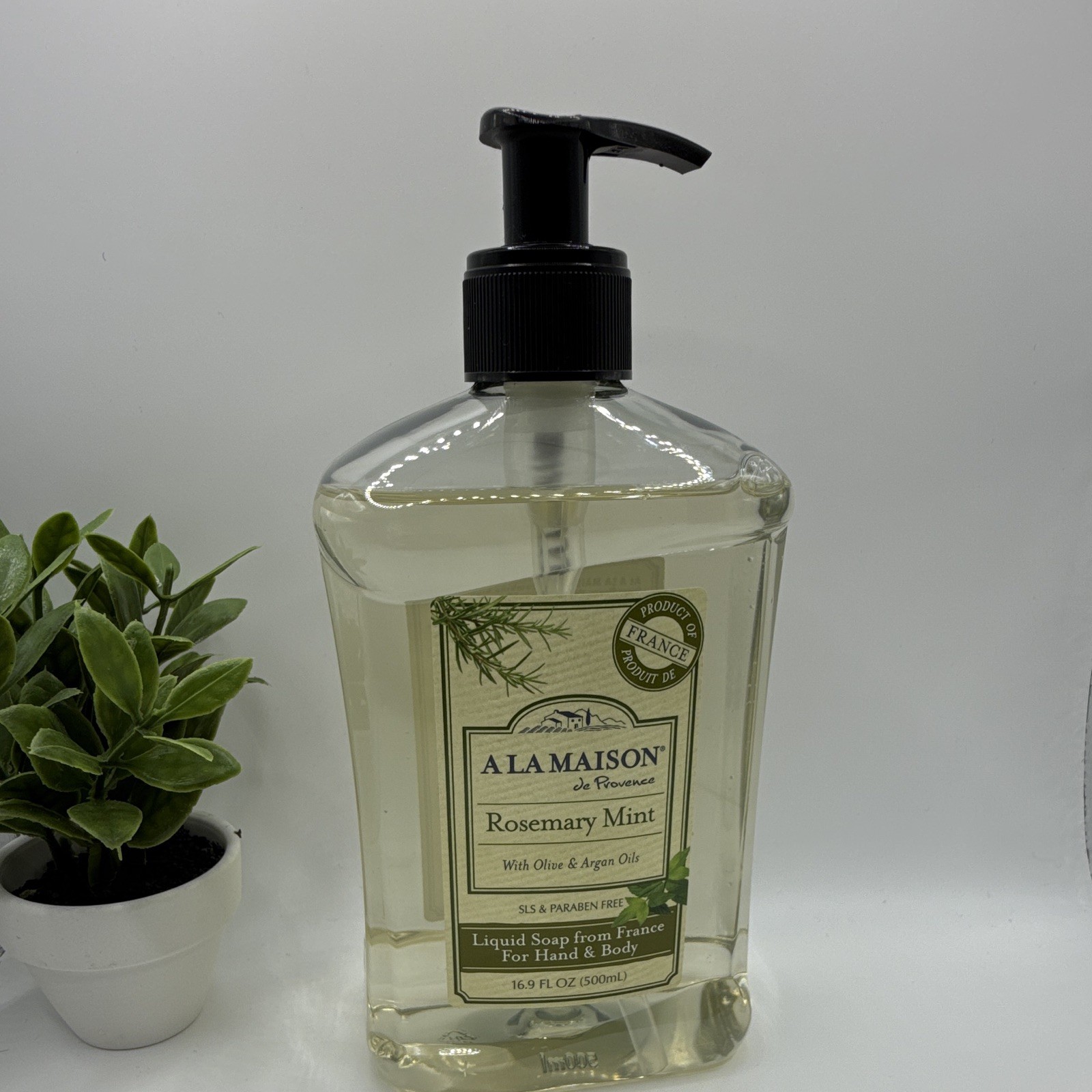 A LA MAISON de Provence Rosemary Mint Liquid Hand & Body Soap 16.9 fl oz