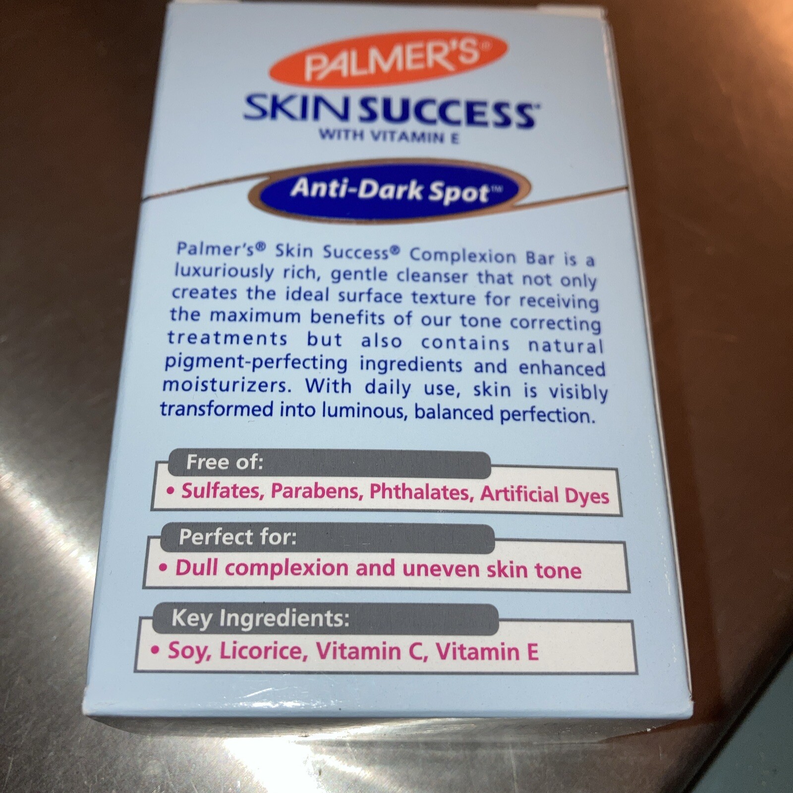 Lot Of 4 Palmer’s Skin Success Anti-Acne Medicated Complexion Bar, 3.5 oz