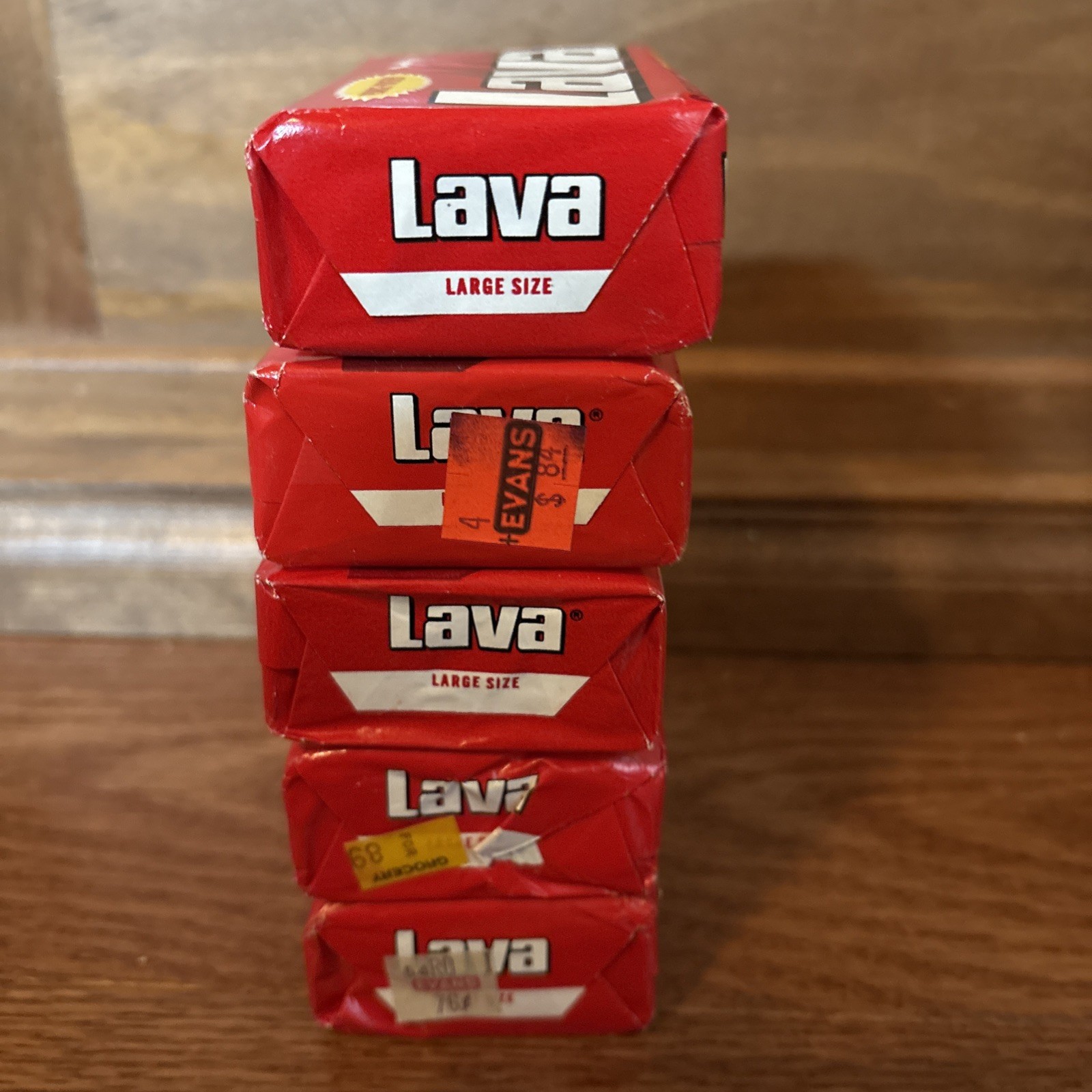 5 ~ LAVA Bar Green Soap 5.75 Oz Heavy Duty with Pumice Hand Cleaner Grease Dirt