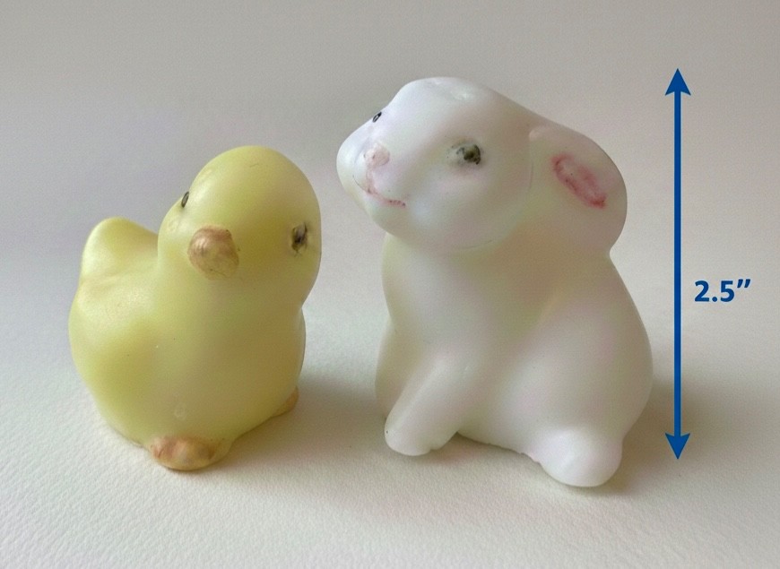 Decorative springtime soap set: chick, bunny and duck