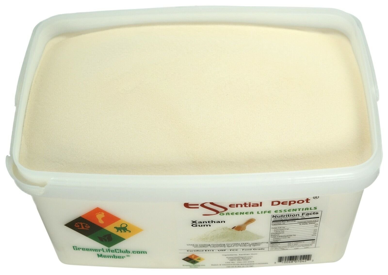 Xanthan Gum – Food Grade – 6 lb – Greener Life Club Box