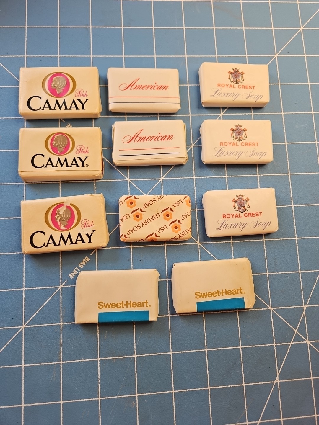 Pink Camay beauty soap bars new old stock Lot Of 11 vintage Purex American Mixed