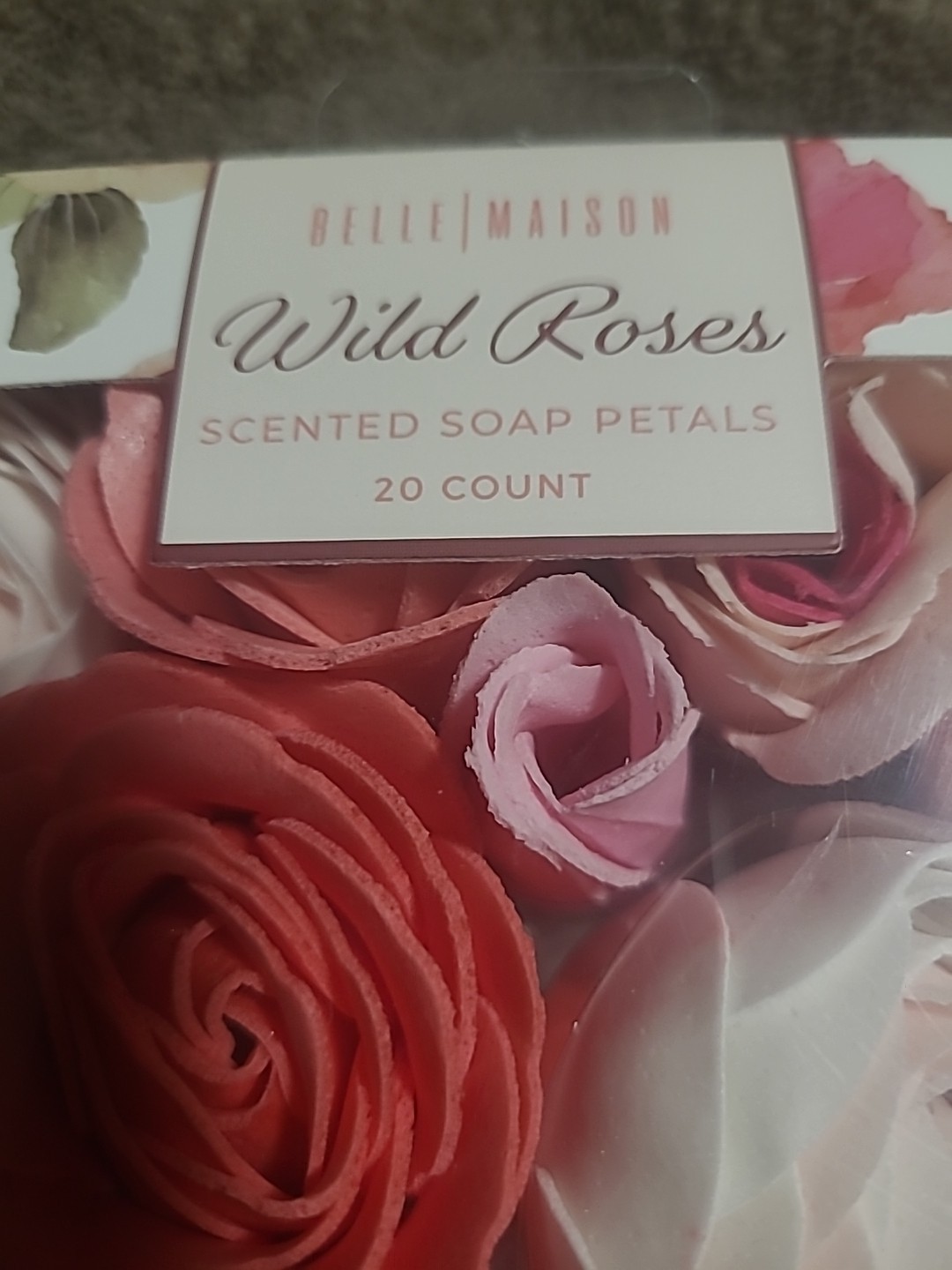 Belle Maison Wild Roses Scented Soap Petals (Buy 3 And Save)