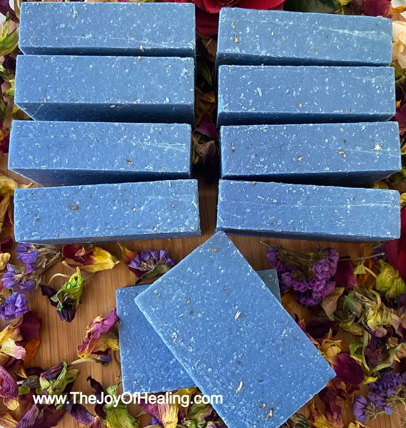 Blueberry Scrub Shea Butter Natural Handmade Cold Process Bar Soap