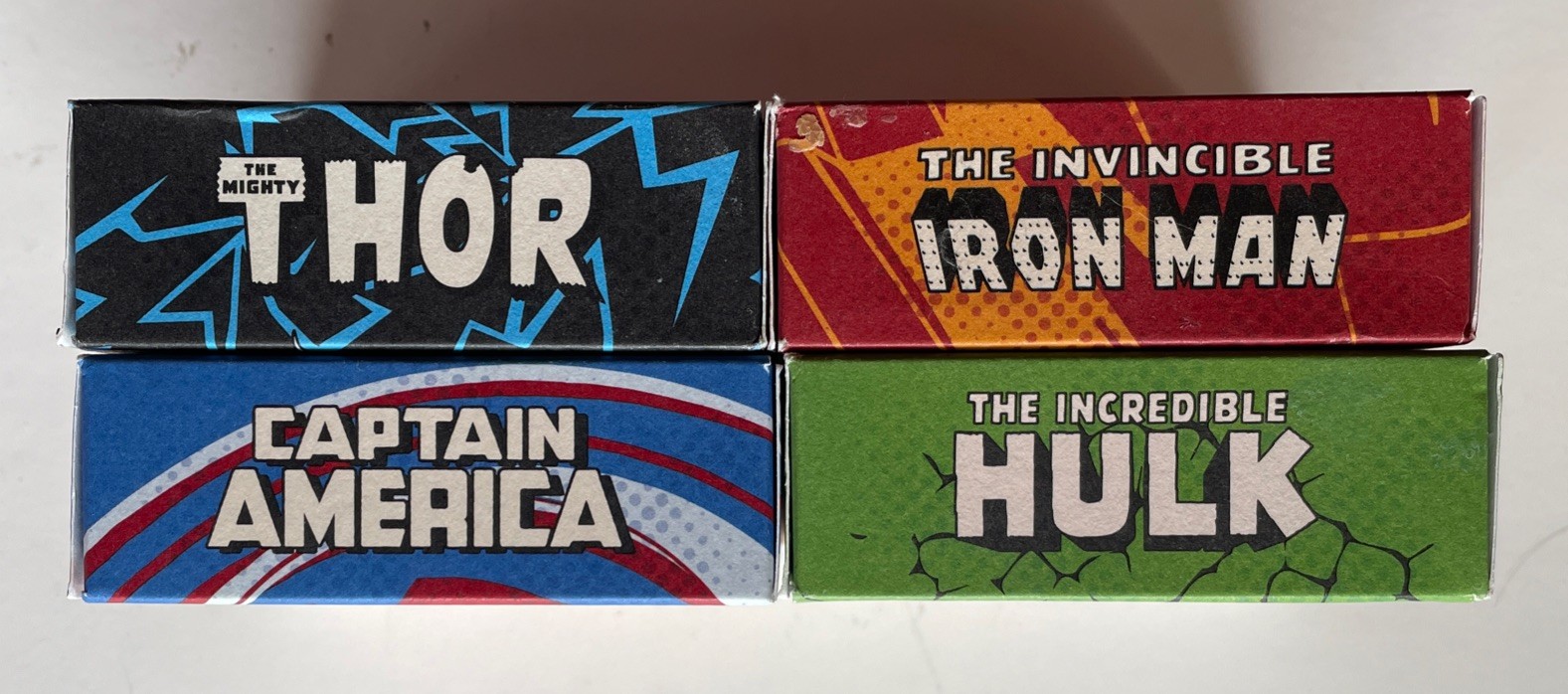 4 Dr. Squatch Natural Soap Marvel 5 oz Hulk Thor Capt America Iron Man *READ***