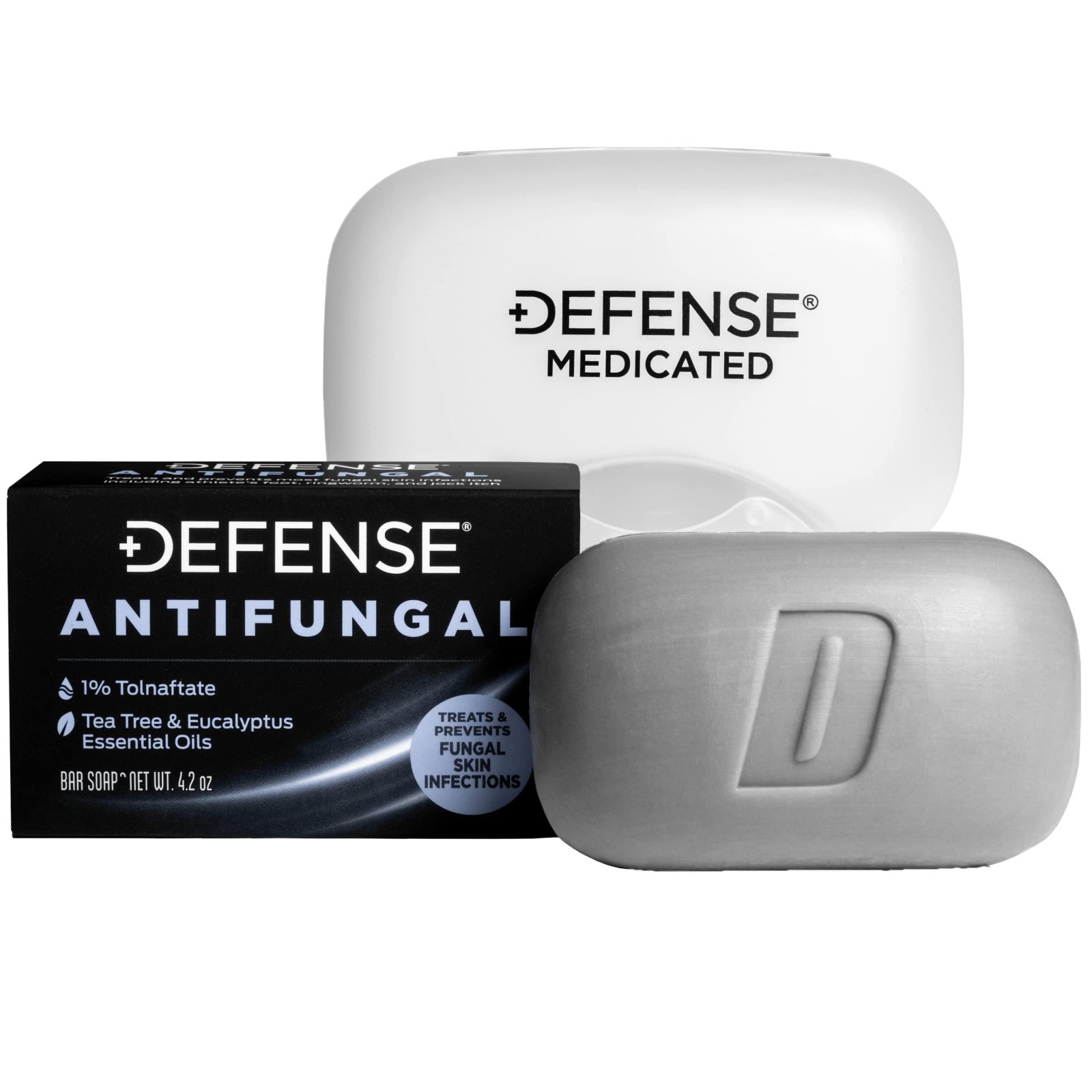 Antifungal Bar Soap for Jock Itch, Ringworm, Athlete’s Foot & Skin Fungus – Medi